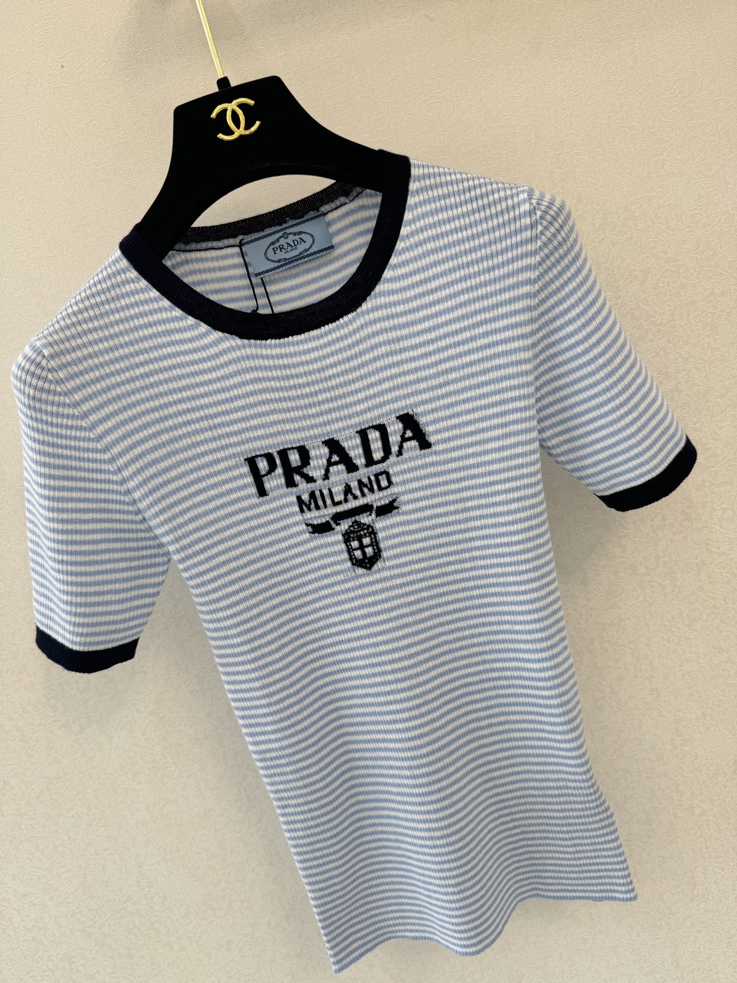 普拉达新品🆕🆕圆领短袖💗💗实拍图🆕🆕