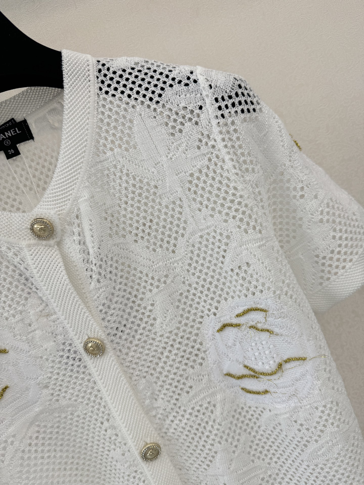 小香新品🆕🆕圆领短袖开衫💗💗实拍图🆕🆕两色3码