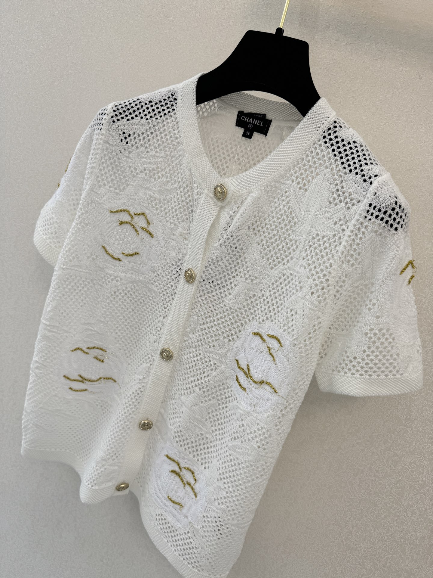 小香新品🆕🆕圆领短袖开衫💗💗实拍图🆕🆕两色3码