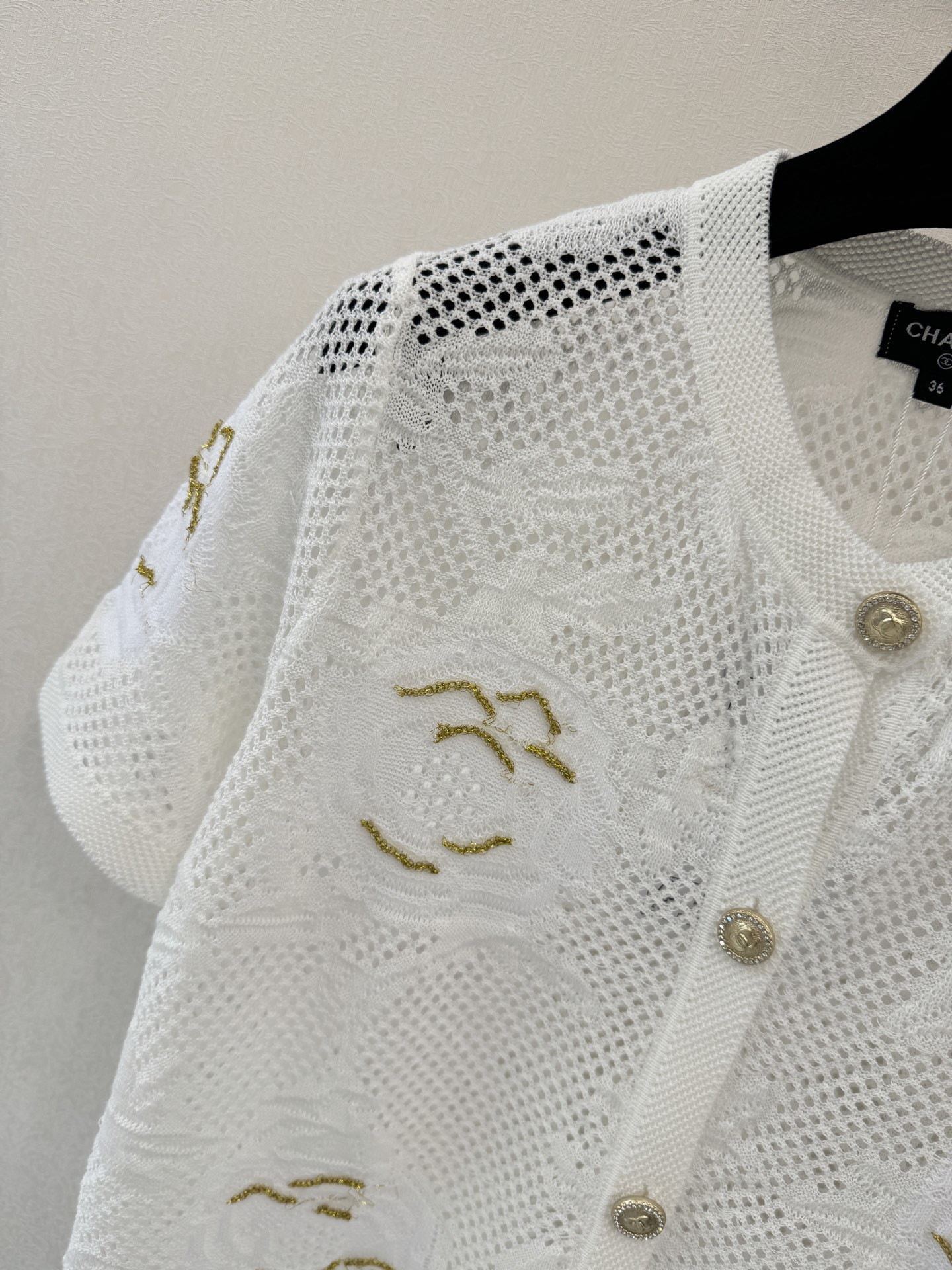 小香新品🆕🆕圆领短袖开衫💗💗实拍图🆕🆕两色3码