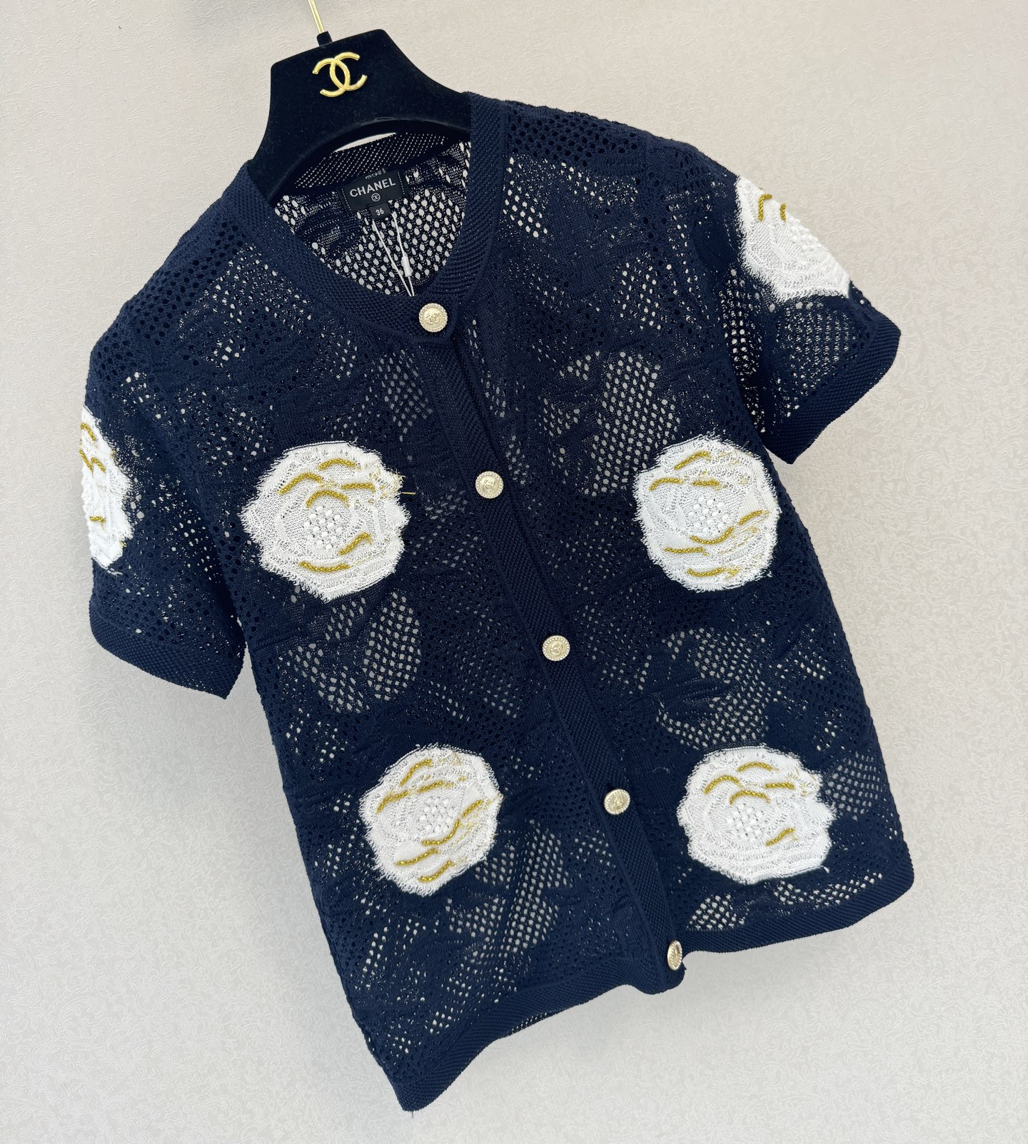 小香新品🆕🆕圆领短袖开衫💗💗实拍图🆕🆕两色3码