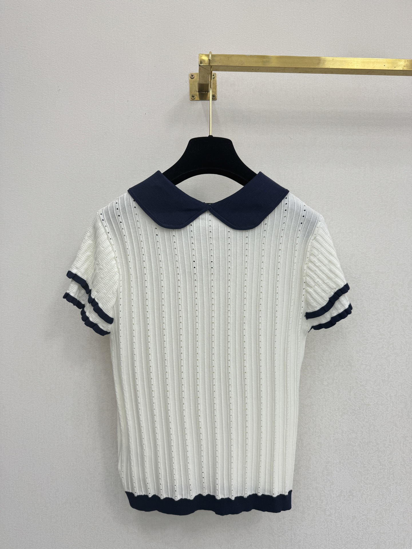 缪缪新品🆕🆕翻领短袖💗💗实拍图🆕三色3码