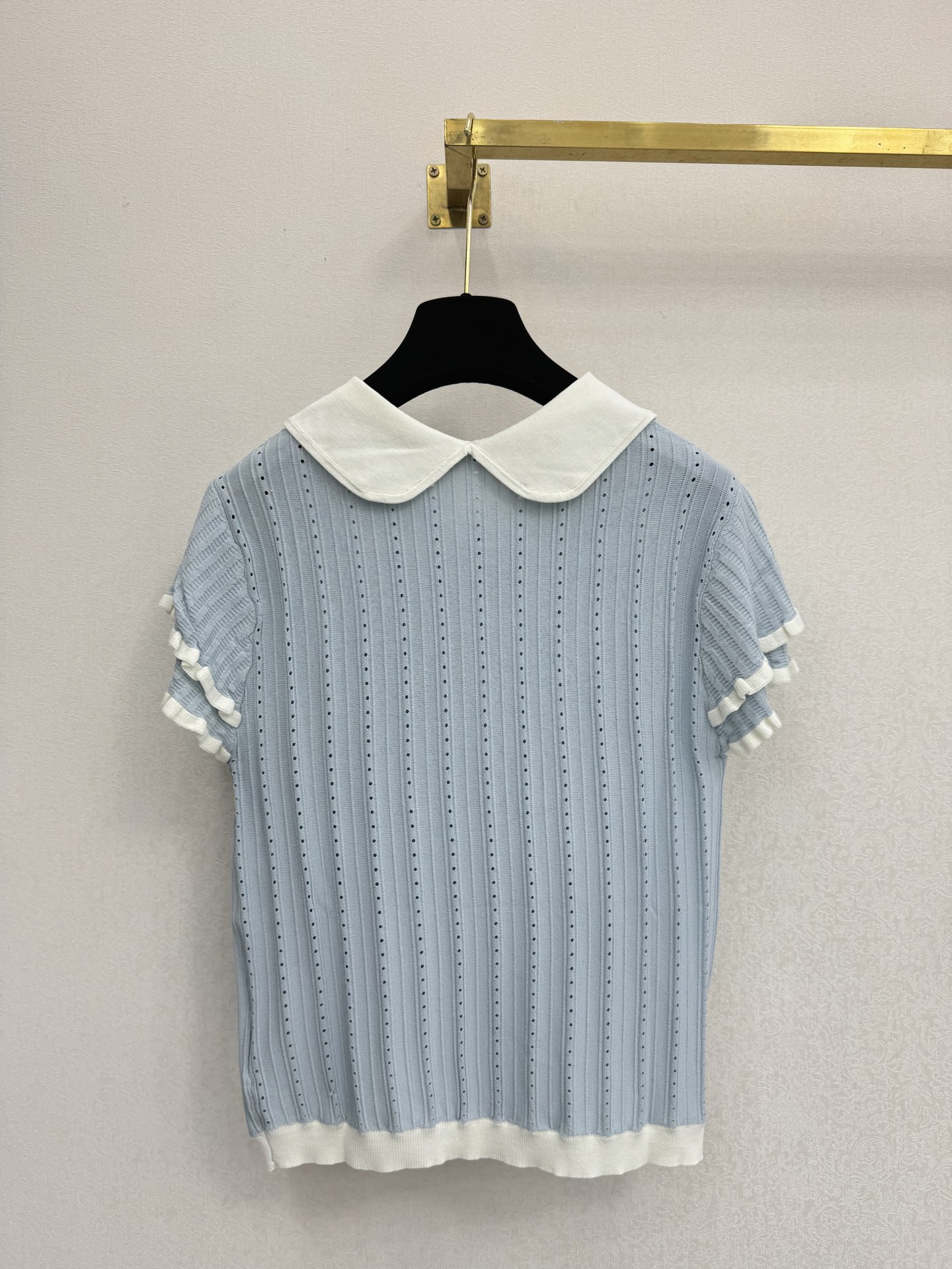 缪缪新品🆕🆕翻领短袖💗💗实拍图🆕三色3码