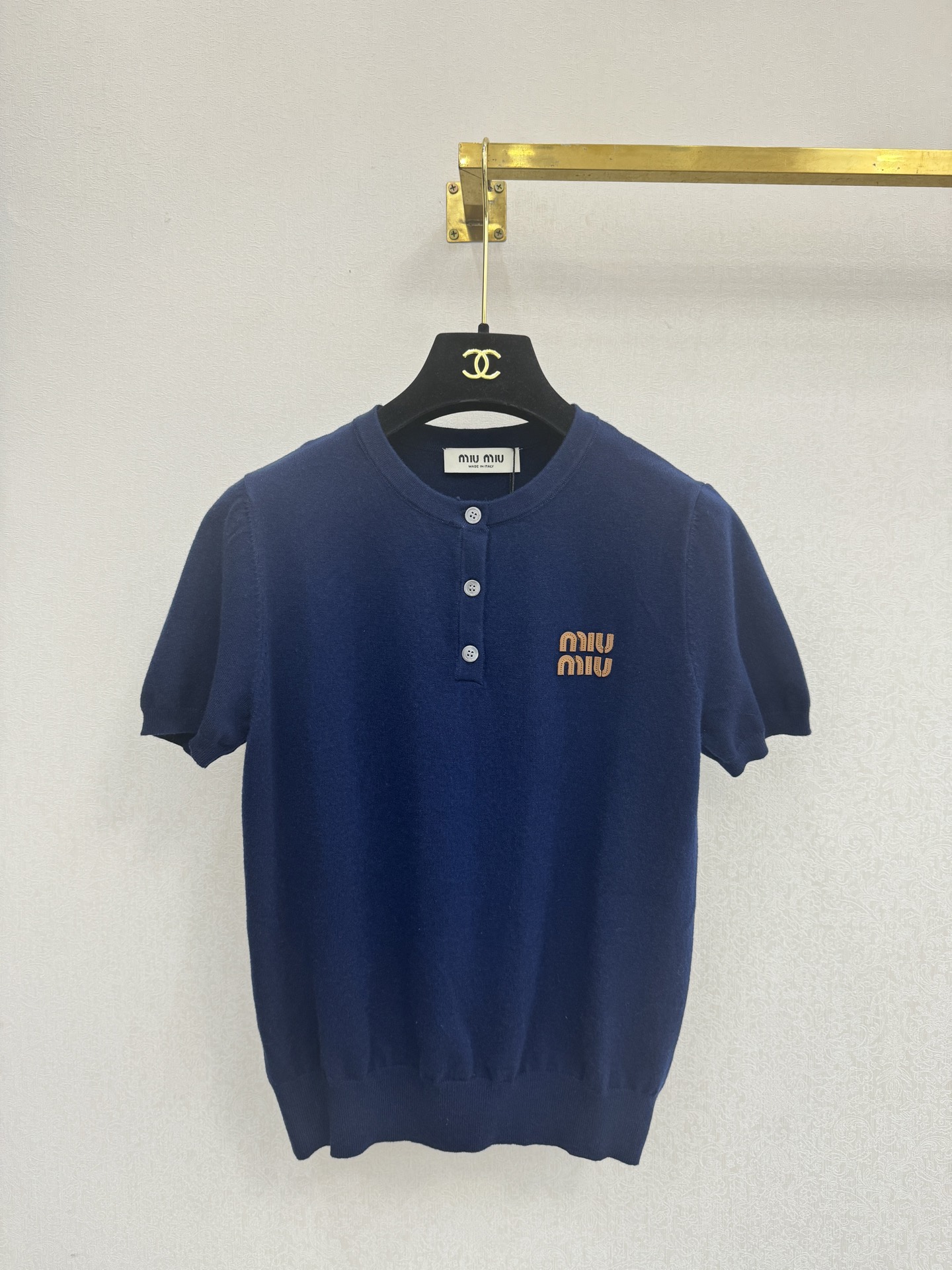 缪缪新品🆕🆕圆领短袖半开衫💗💗实拍图🆕🆕