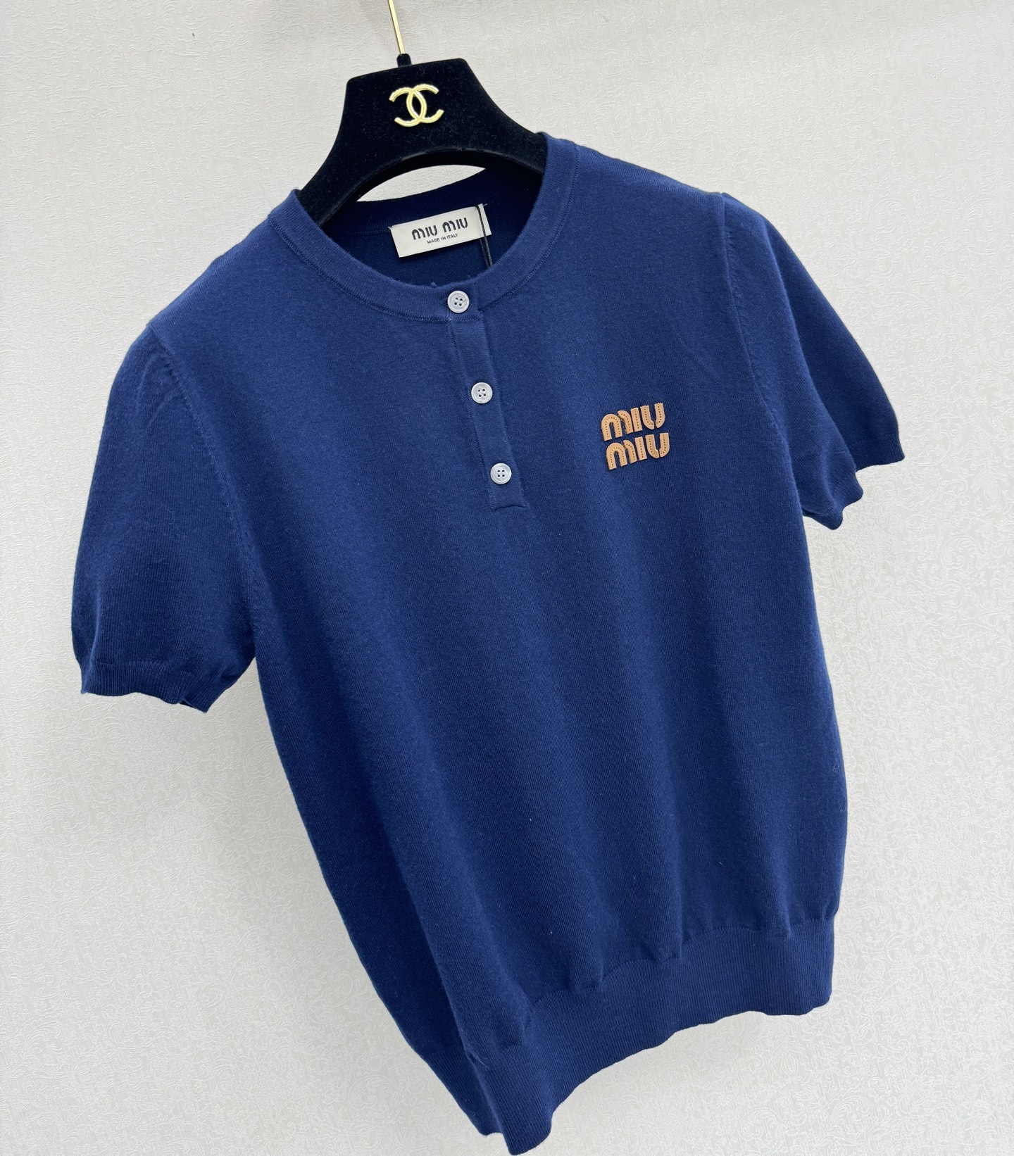 缪缪新品🆕🆕圆领短袖半开衫💗💗实拍图🆕🆕