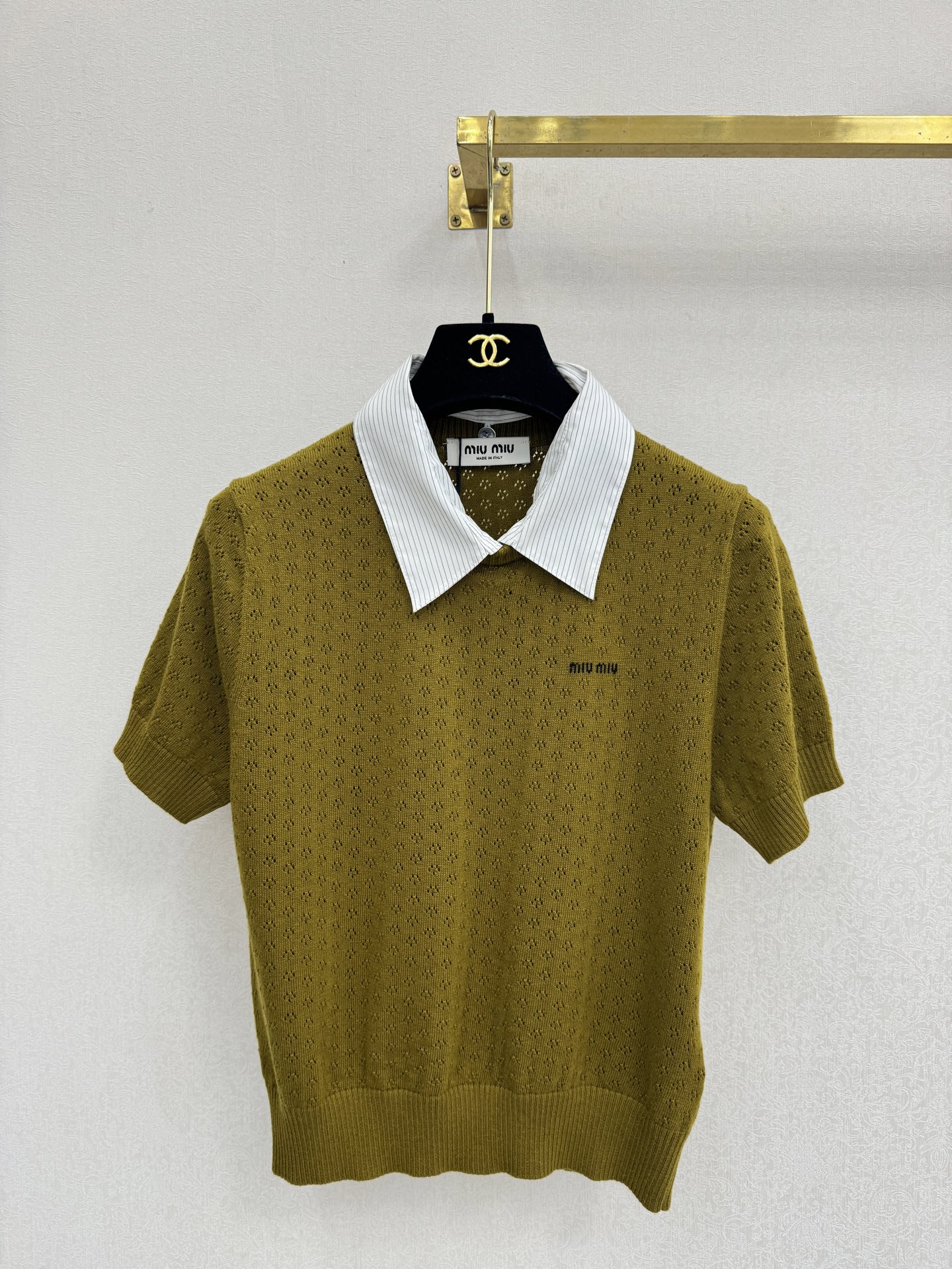 缪缪新品🆕🆕衬衣翻领短袖💗💗实拍图🆕🆕