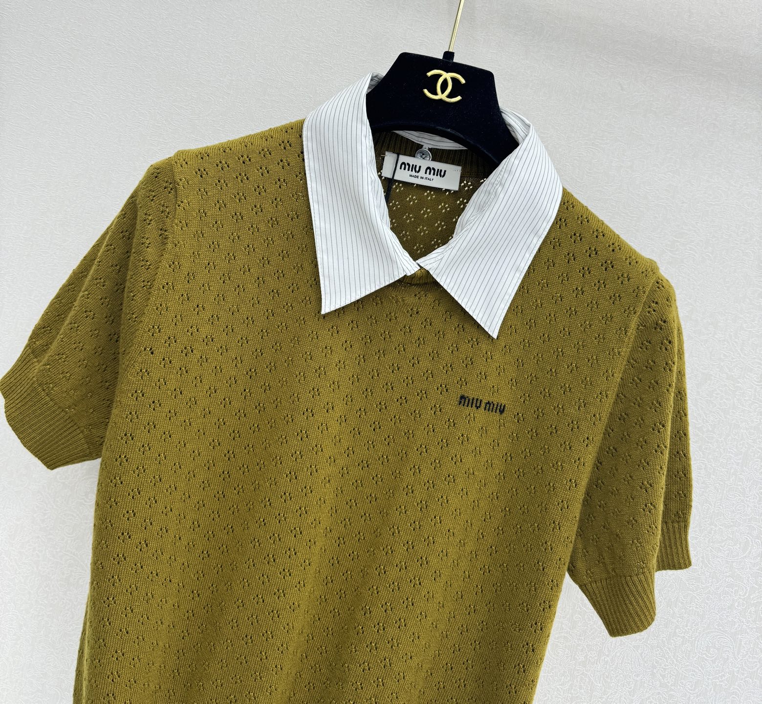 缪缪新品🆕🆕衬衣翻领短袖💗💗实拍图🆕🆕