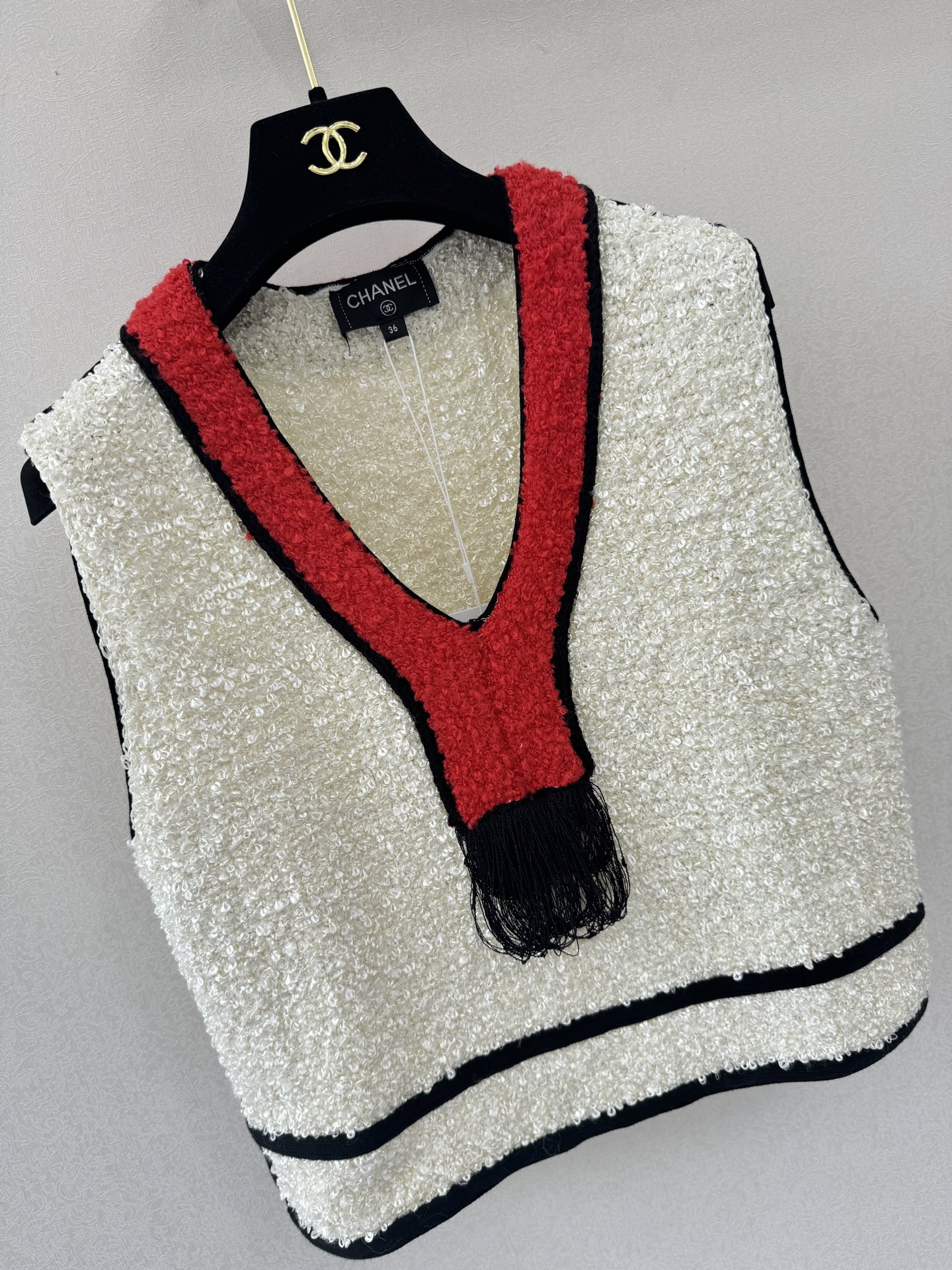 小香新品🆕🆕V领马甲💗💗实拍图🆕🆕