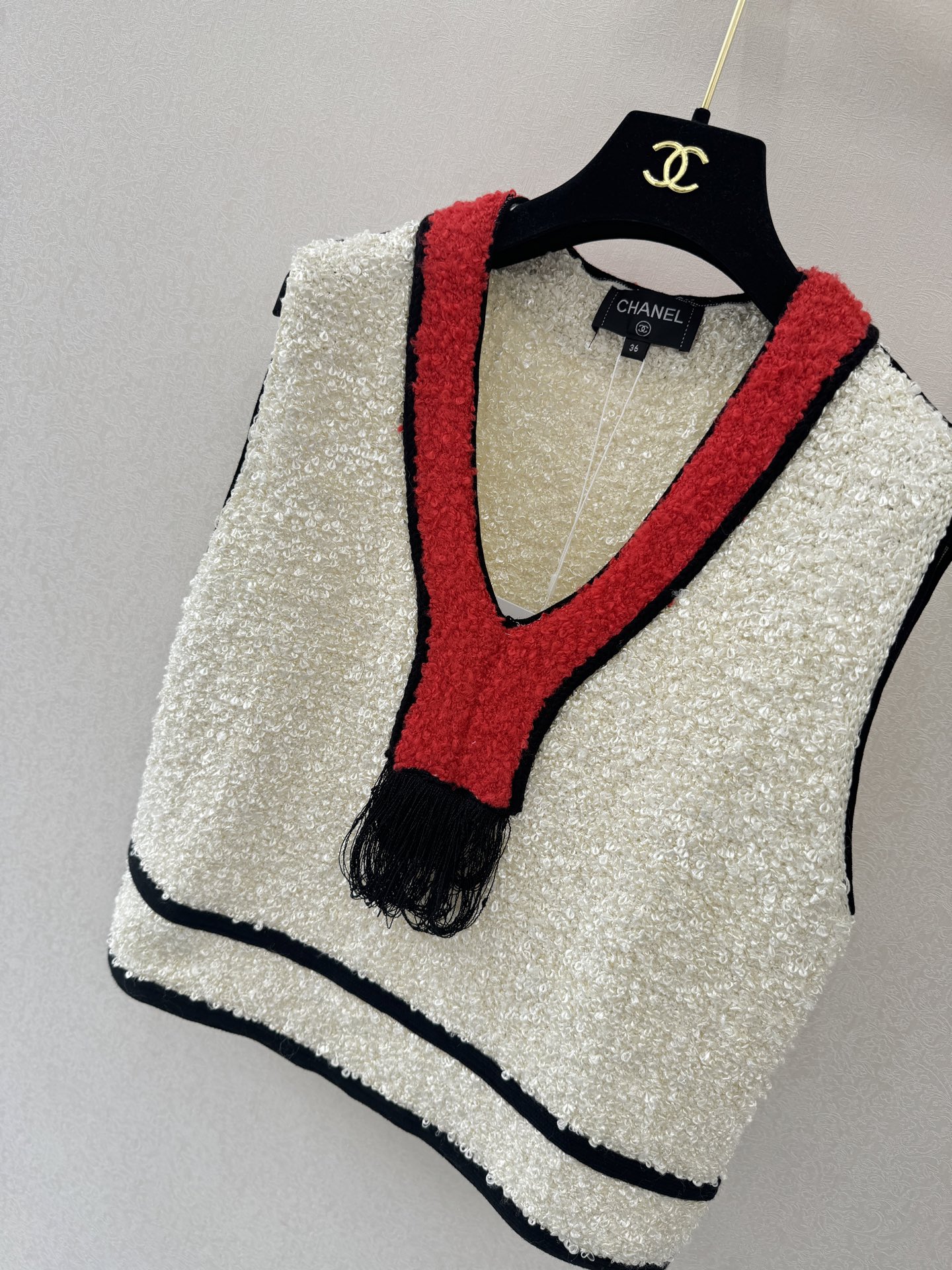 小香新品🆕🆕V领马甲💗💗实拍图🆕🆕