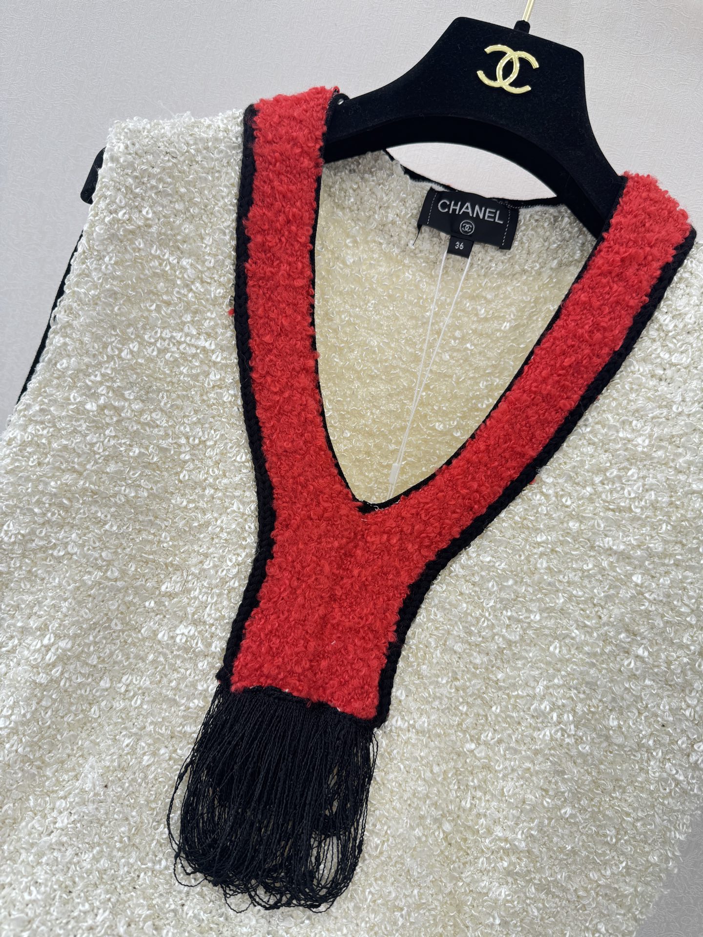 小香新品🆕🆕V领马甲💗💗实拍图🆕🆕