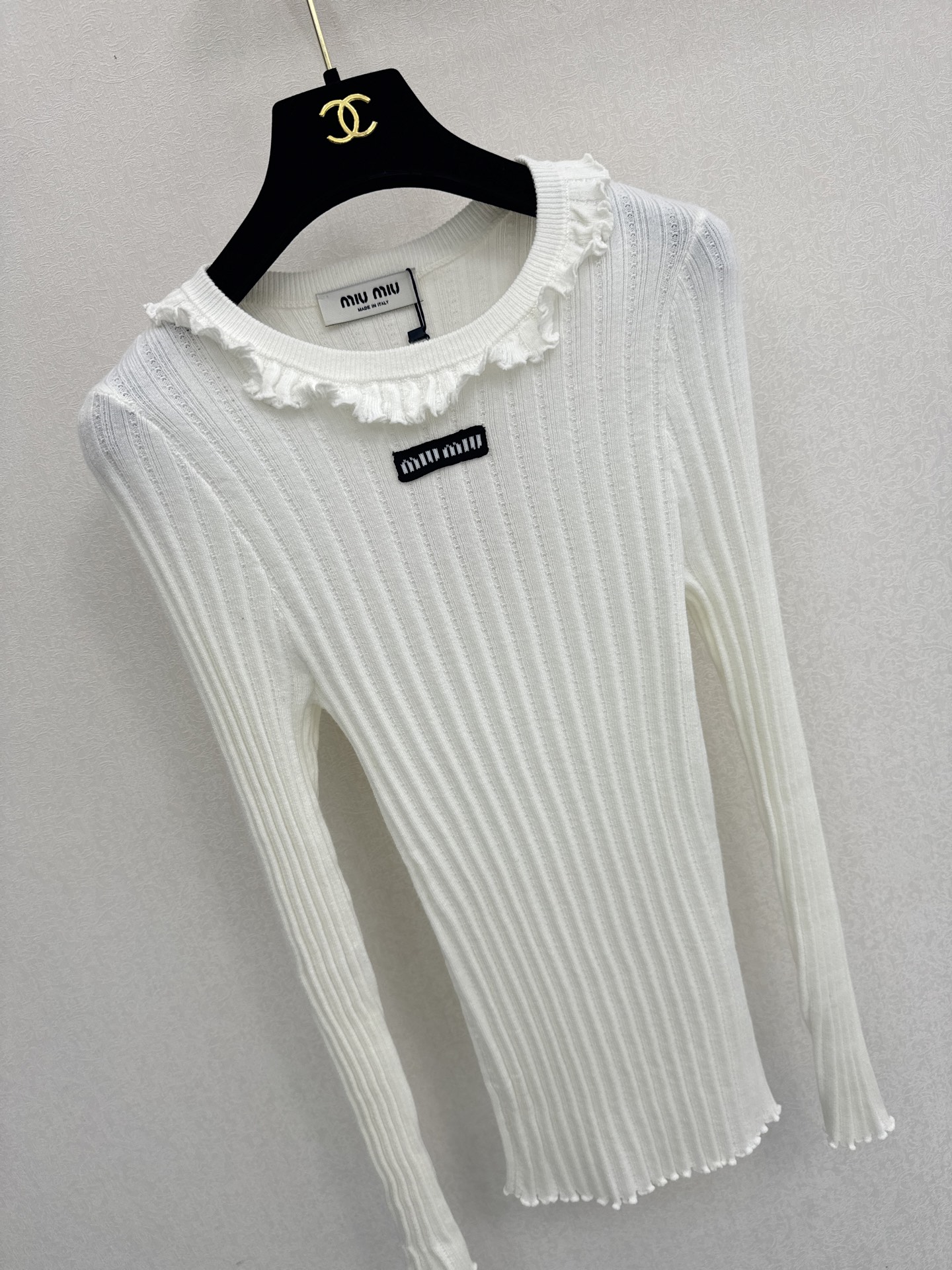 缪缪新品🆕🆕圆领长袖💗💗实拍图🆕🆕