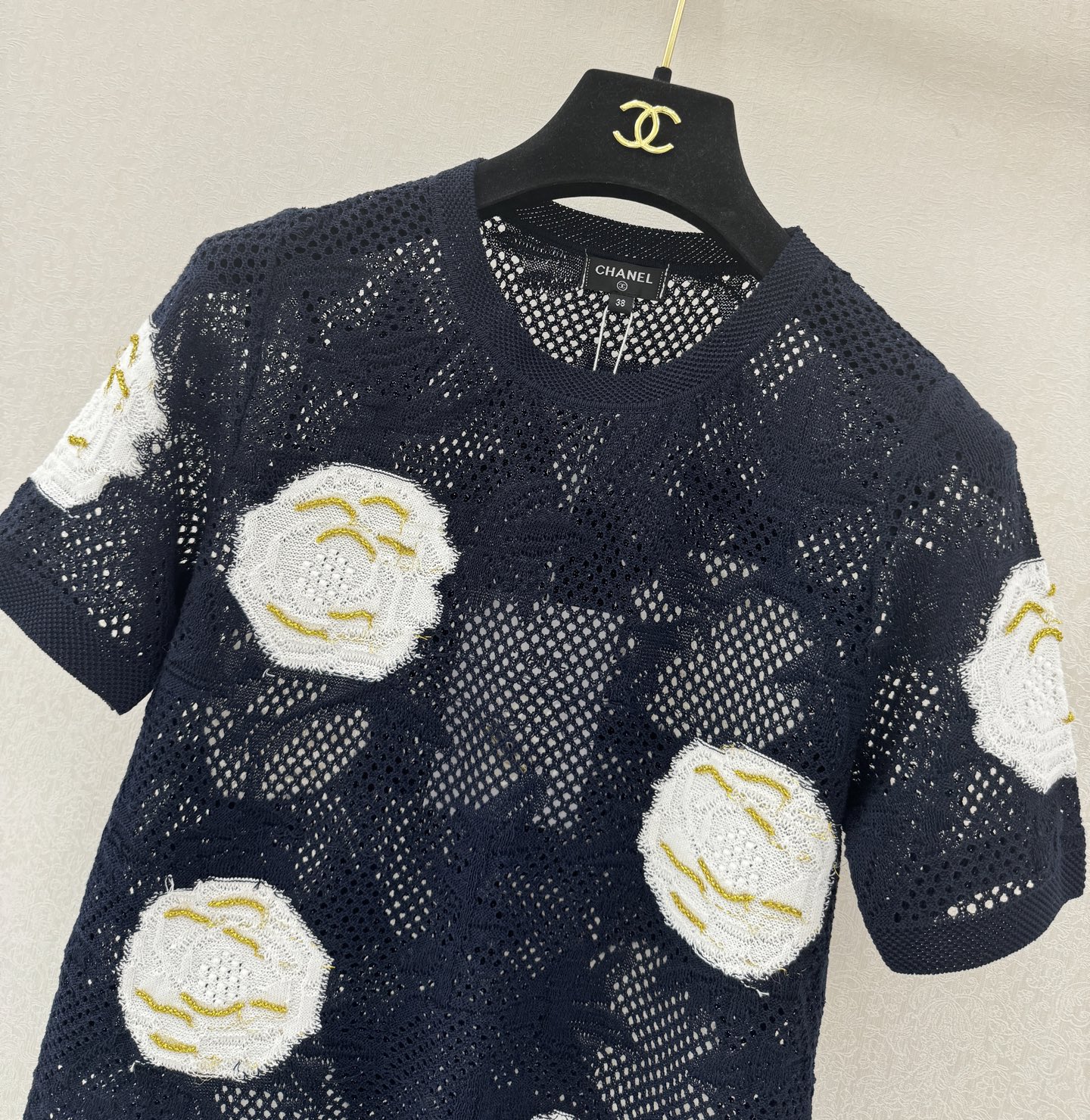 小香新品🆕🆕圆领短袖💗💗实拍图🆕🆕两色3码