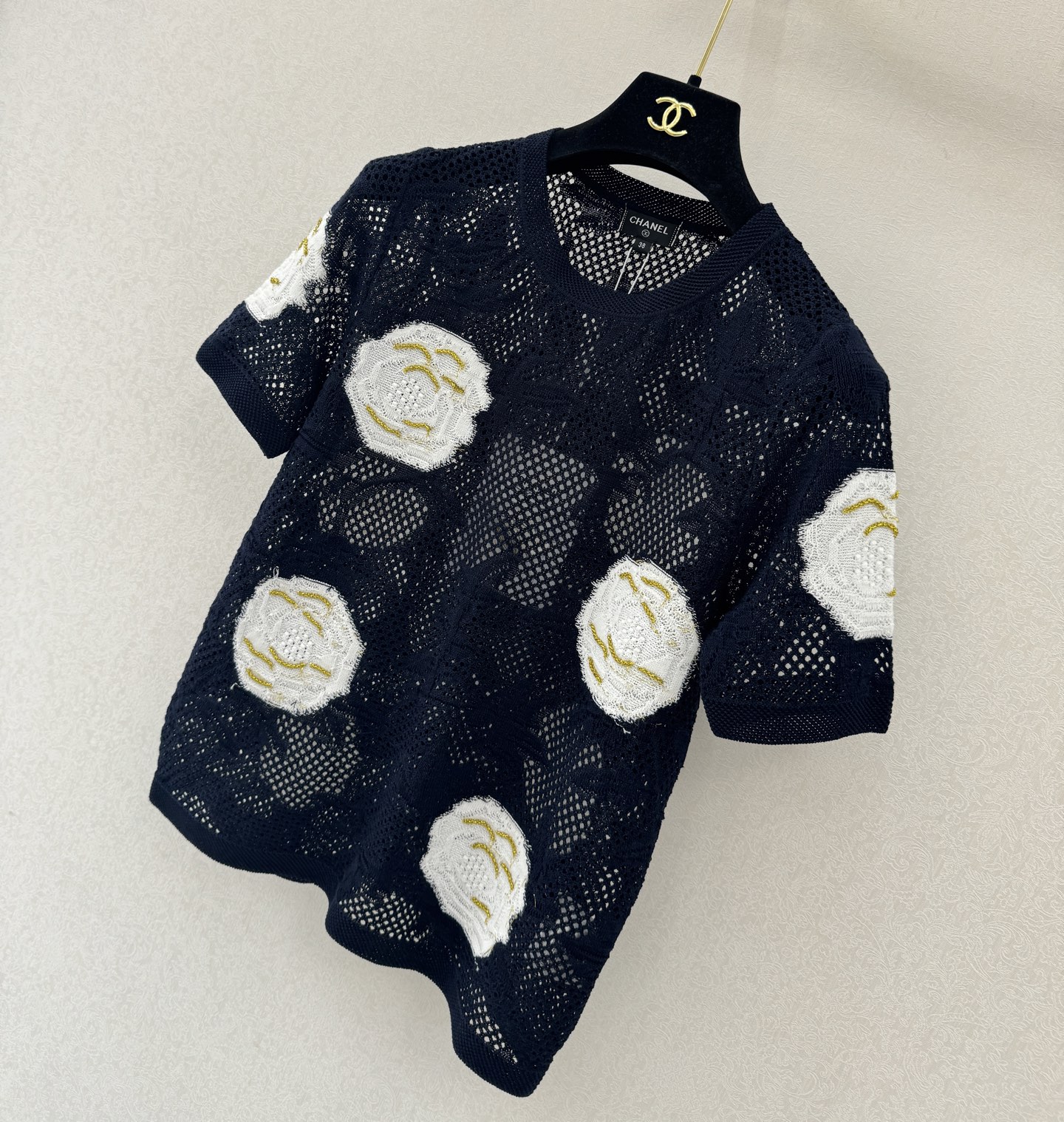 小香新品🆕🆕圆领短袖💗💗实拍图🆕🆕两色3码