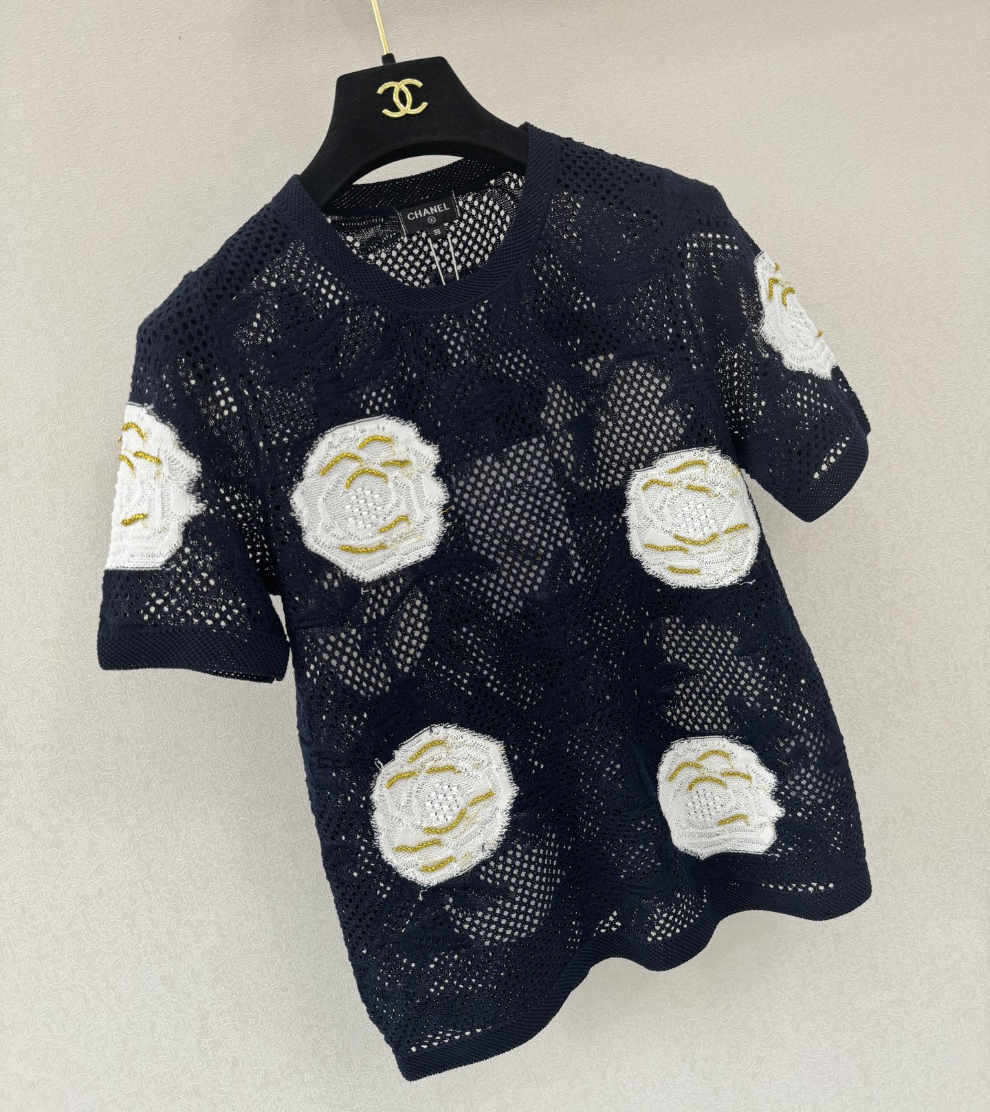 小香新品🆕🆕圆领短袖💗💗实拍图🆕🆕两色3码