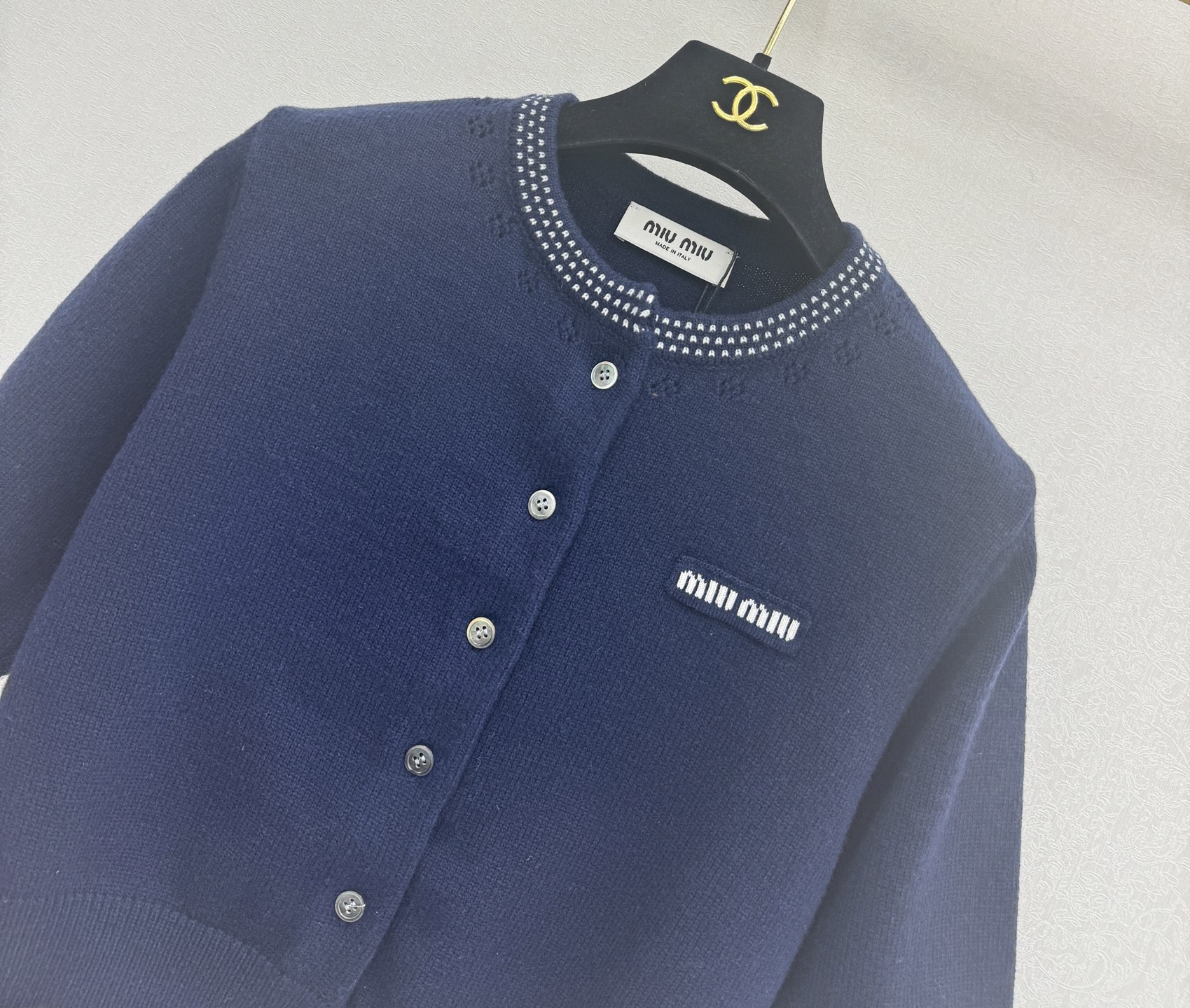 缪缪新品🆕🆕圆领半袖开衫💗💗实拍图🆕🆕