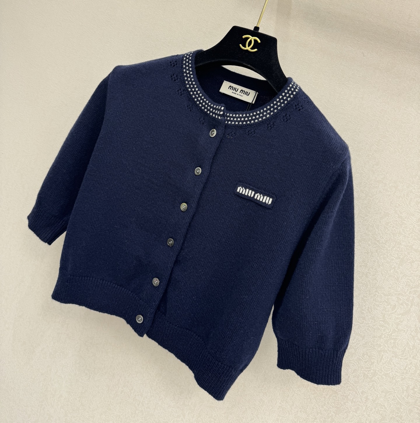 缪缪新品🆕🆕圆领半袖开衫💗💗实拍图🆕🆕