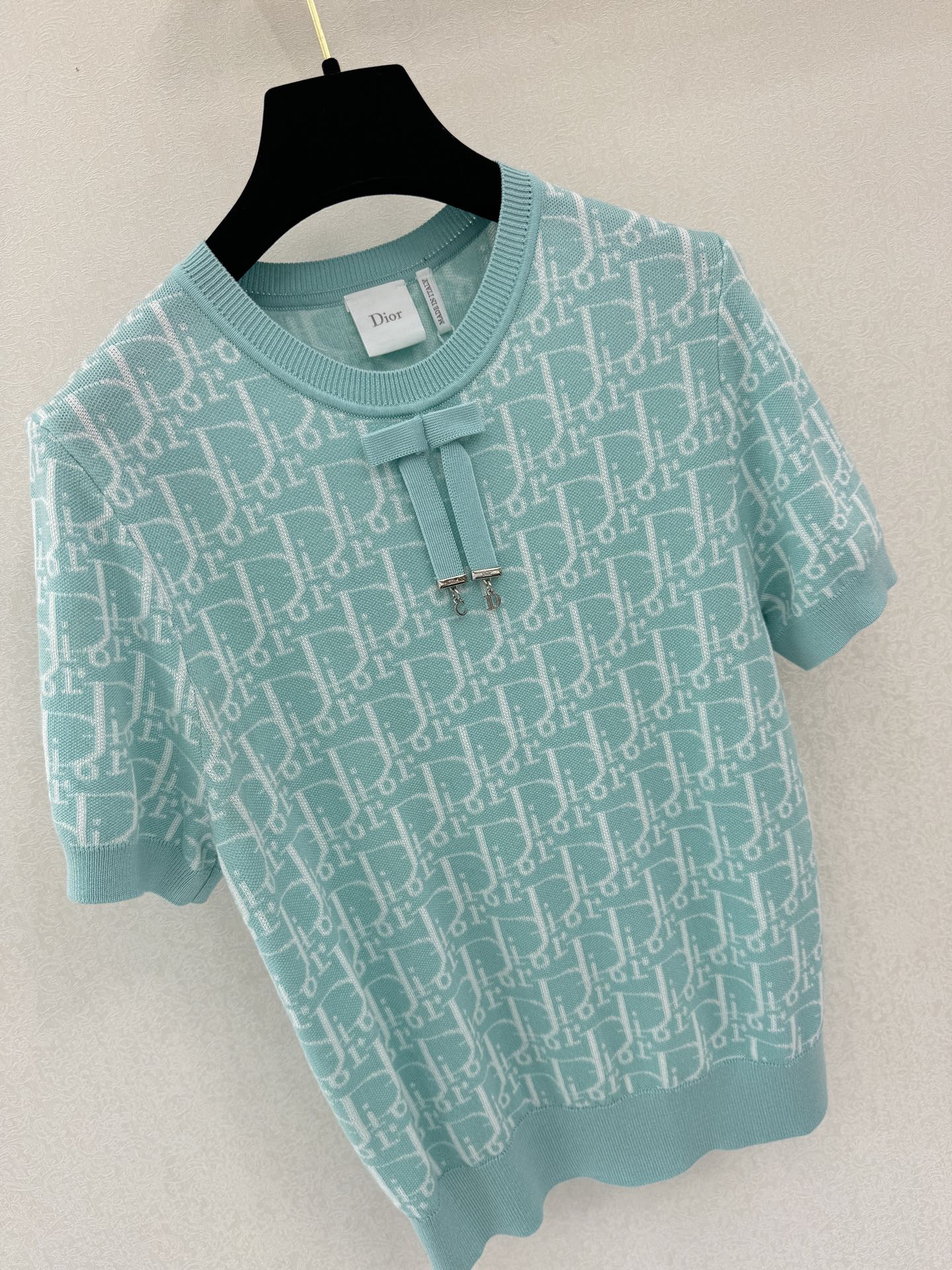 迪奥新品🆕🆕圆领短袖💗💗实拍图🆕🆕三色3码