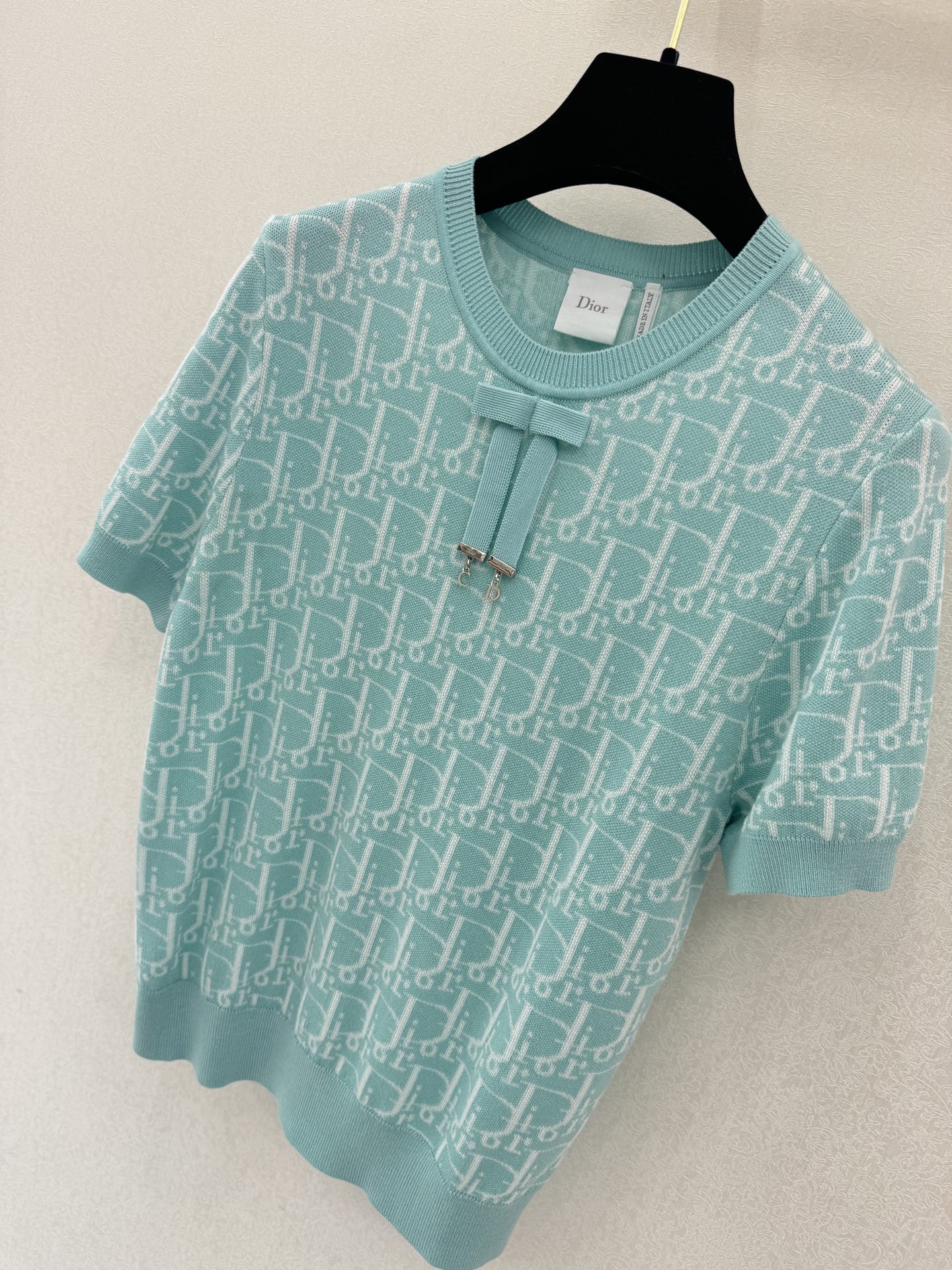 迪奥新品🆕🆕圆领短袖💗💗实拍图🆕🆕三色3码