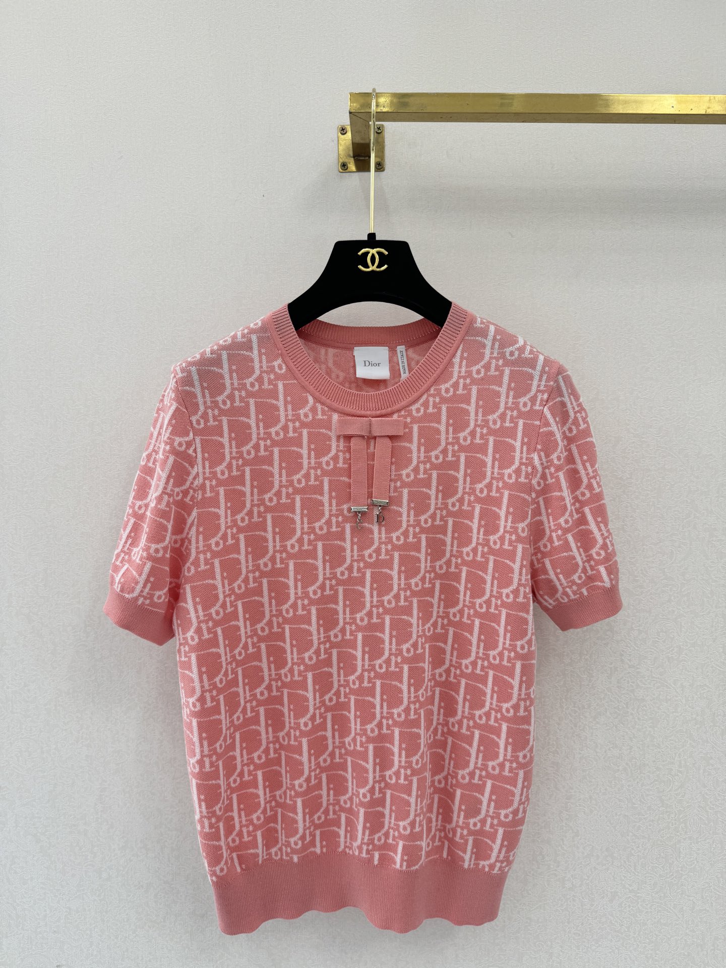 迪奥新品🆕🆕圆领短袖💗💗实拍图🆕🆕三色3码