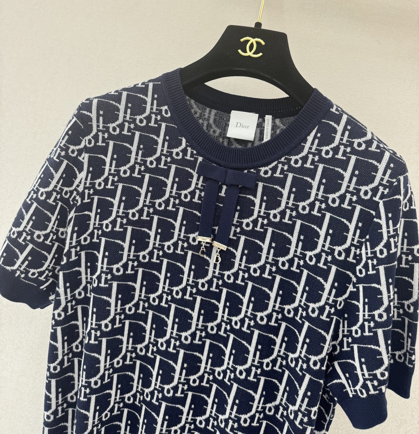 迪奥新品🆕🆕圆领短袖💗💗实拍图🆕🆕三色3码