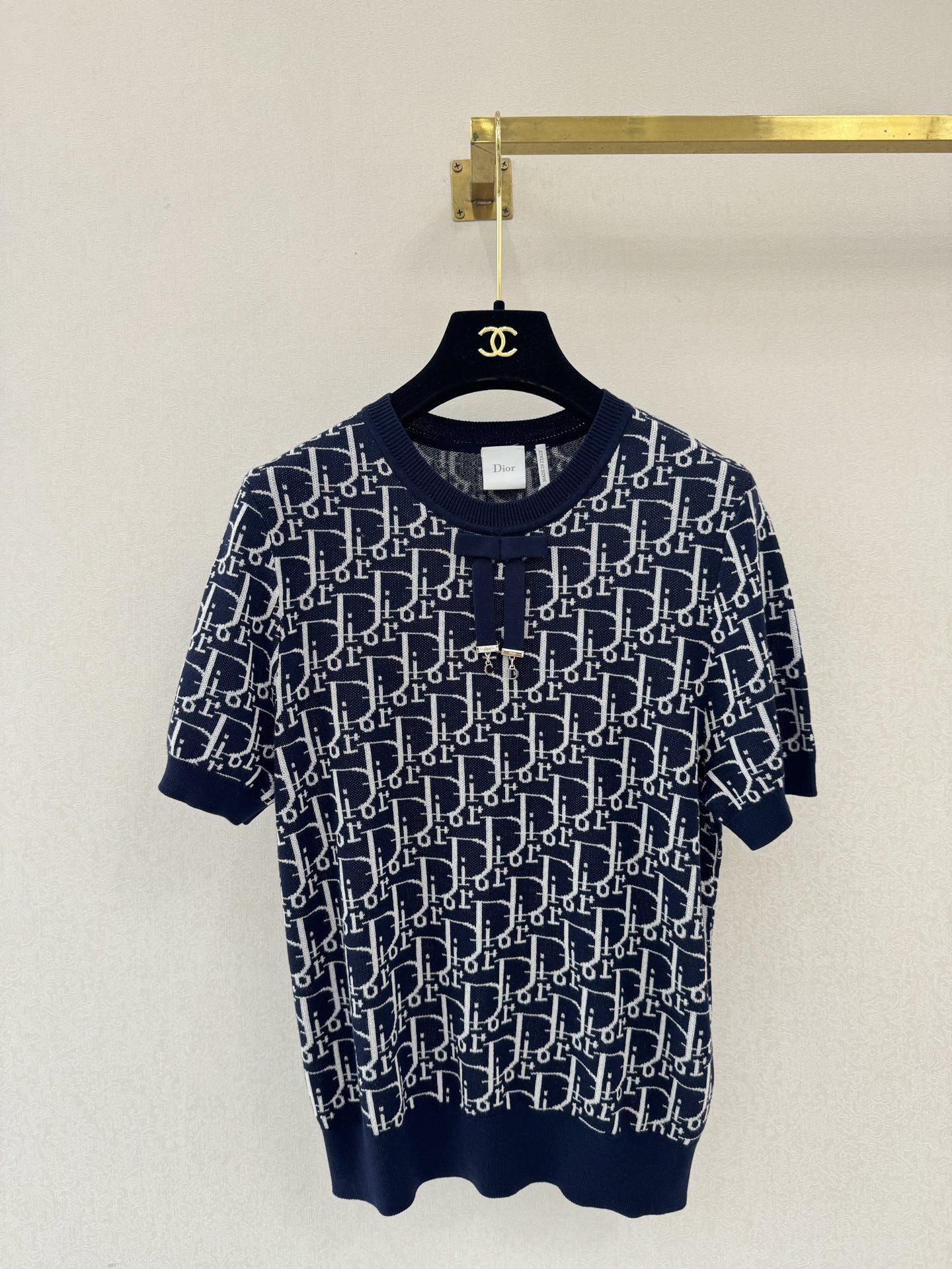 迪奥新品🆕🆕圆领短袖💗💗实拍图🆕🆕三色3码