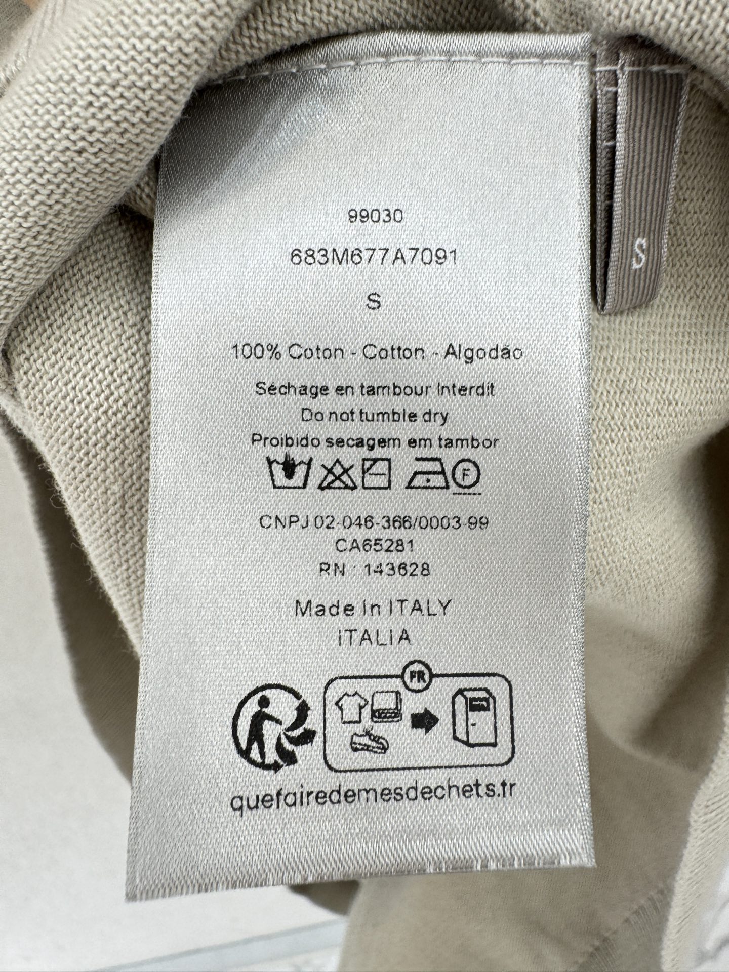 迪奥新品🆕🆕圆领短袖💗💗实拍图🆕🆕三色3码