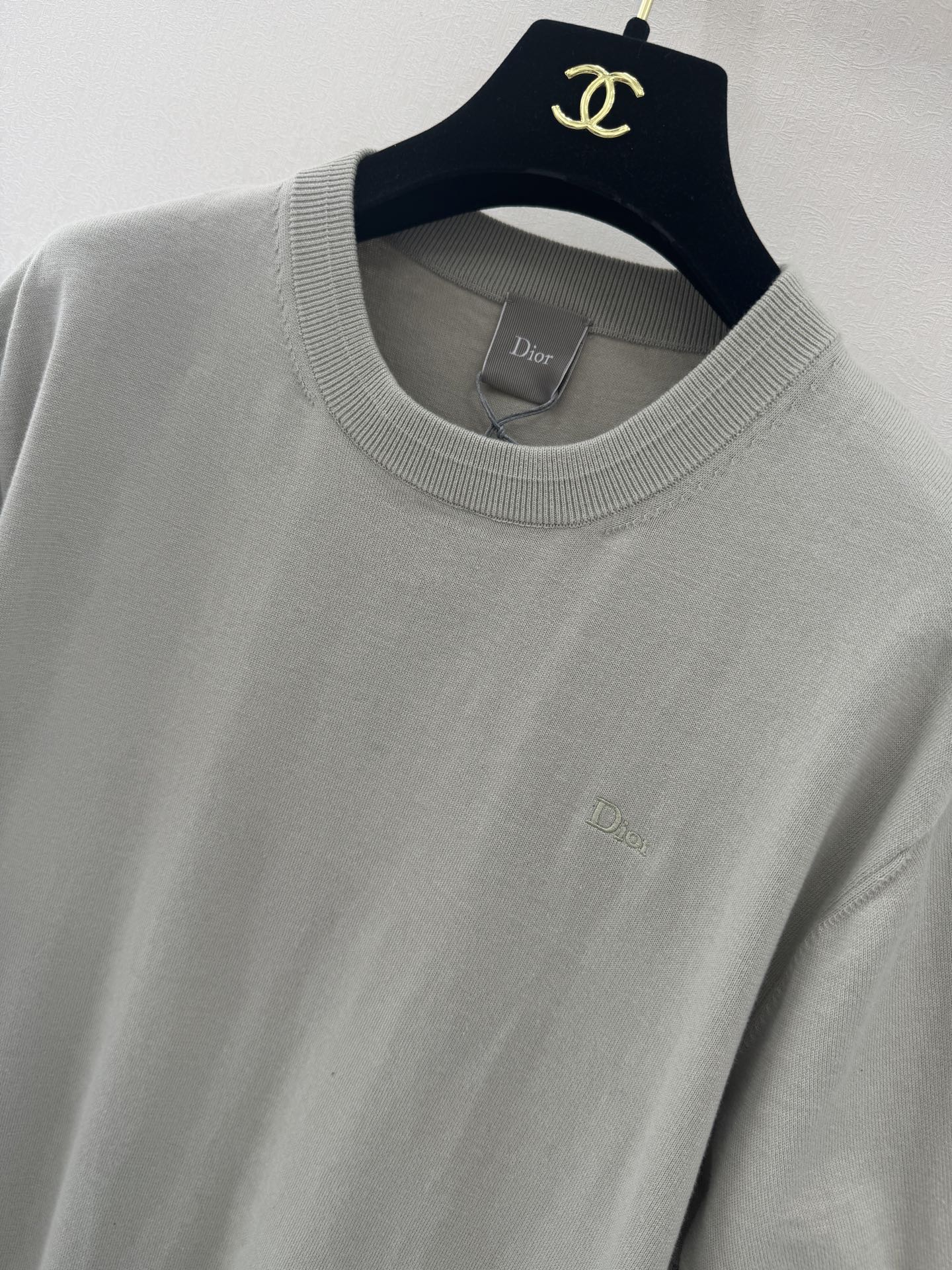 迪奥新品🆕🆕圆领短袖💗💗实拍图🆕🆕三色3码