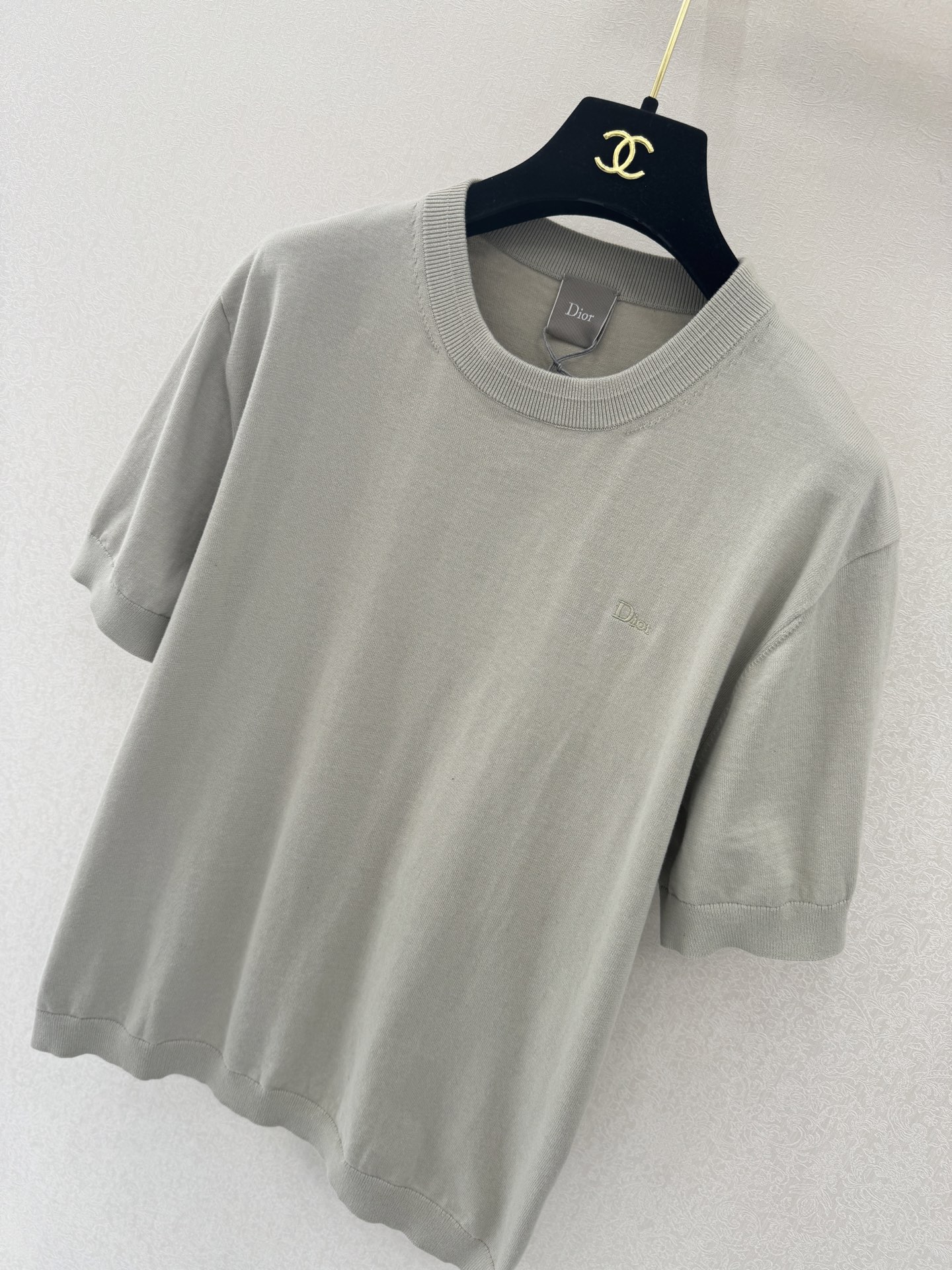 迪奥新品🆕🆕圆领短袖💗💗实拍图🆕🆕三色3码