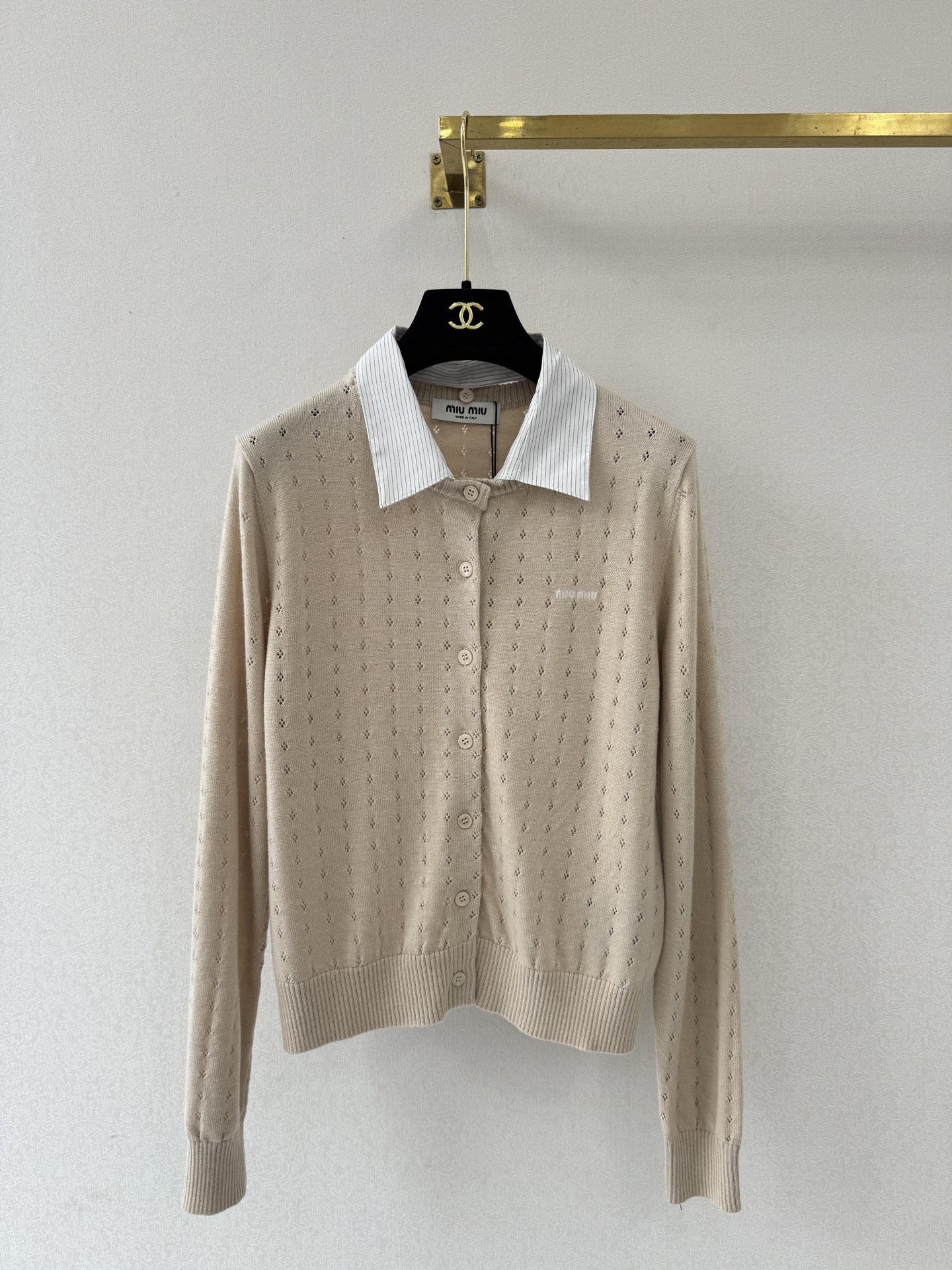 缪缪新品🆕🆕翻领开衫长袖💗💗实拍图🆕🆕