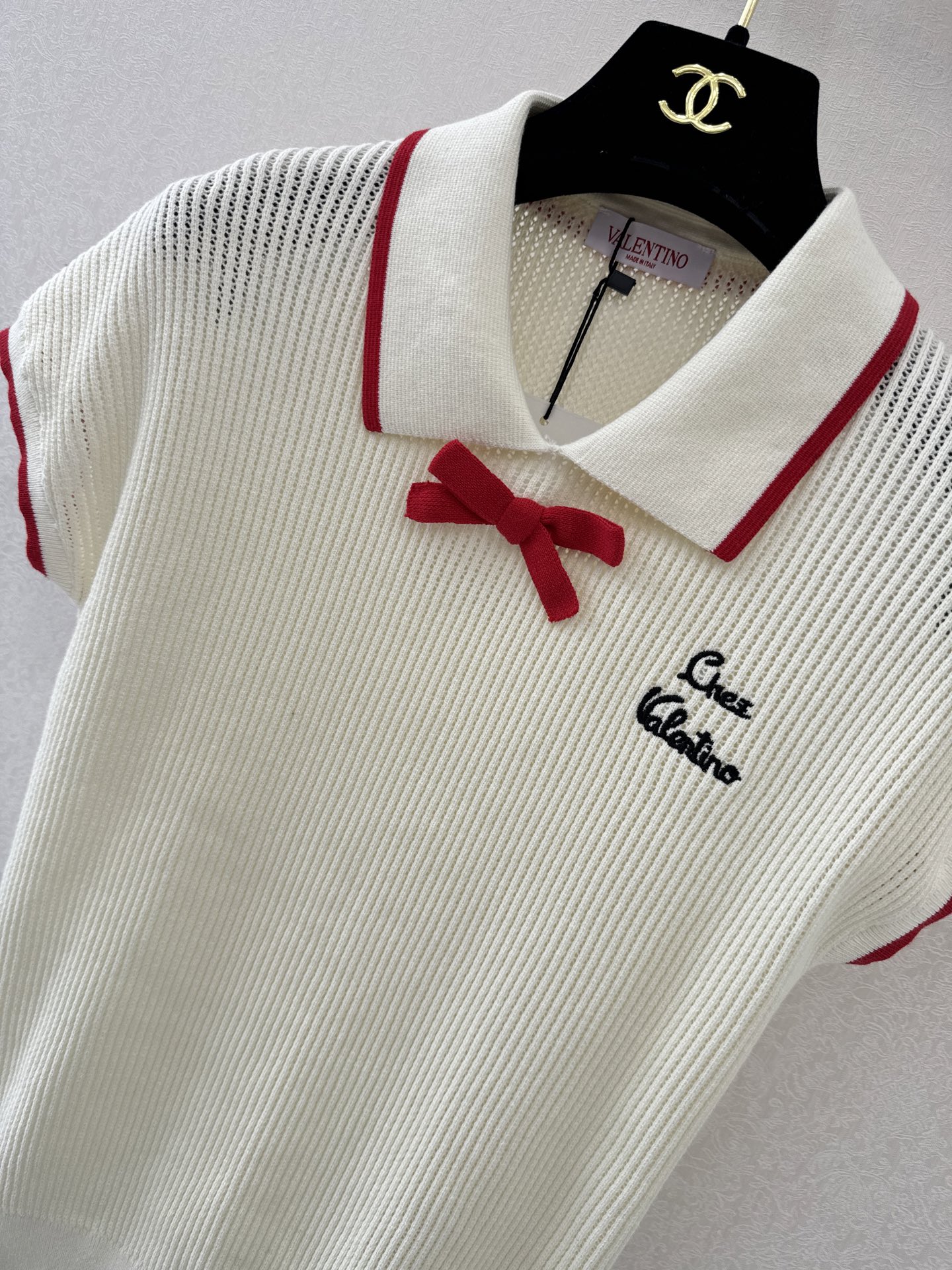 华伦天奴🆕🆕翻领坎肩背心💗💗实拍图🆕两色3码