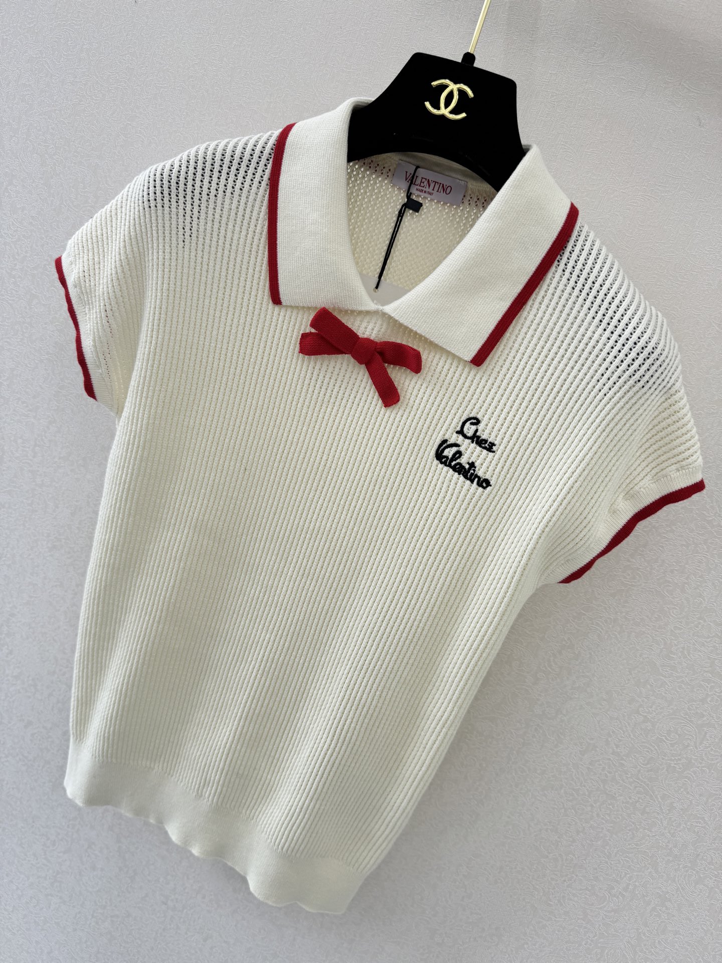 华伦天奴🆕🆕翻领坎肩背心💗💗实拍图🆕两色3码