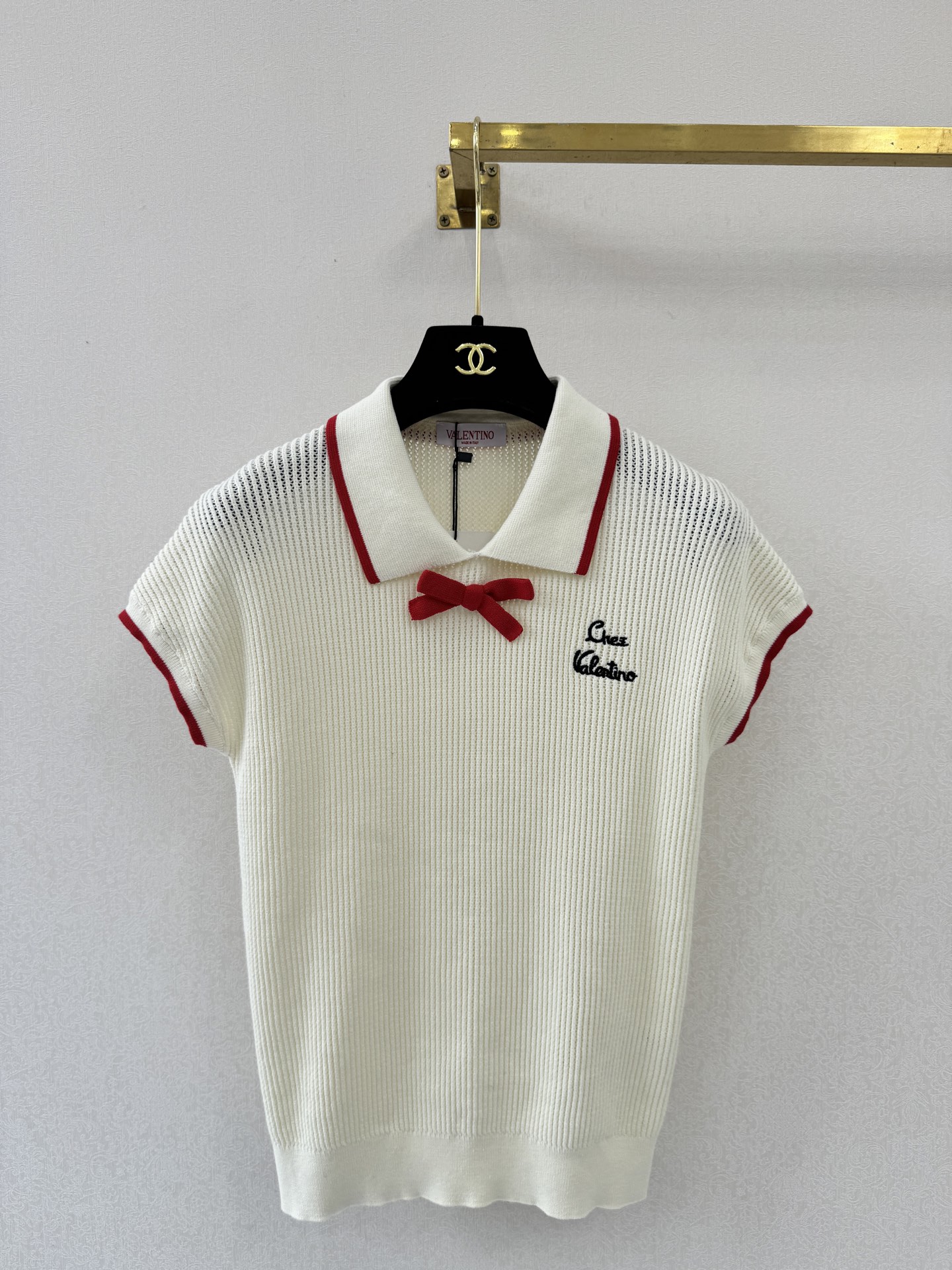 华伦天奴🆕🆕翻领坎肩背心💗💗实拍图🆕两色3码