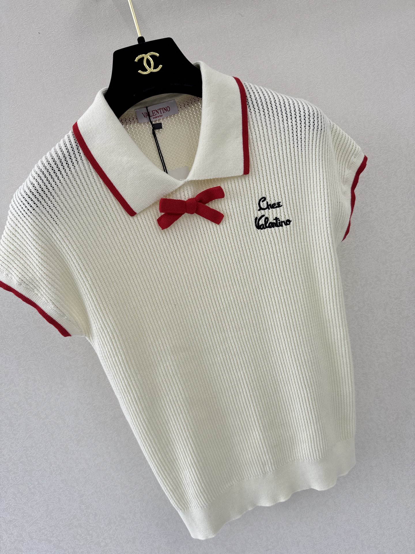 华伦天奴🆕🆕翻领坎肩背心💗💗实拍图🆕两色3码