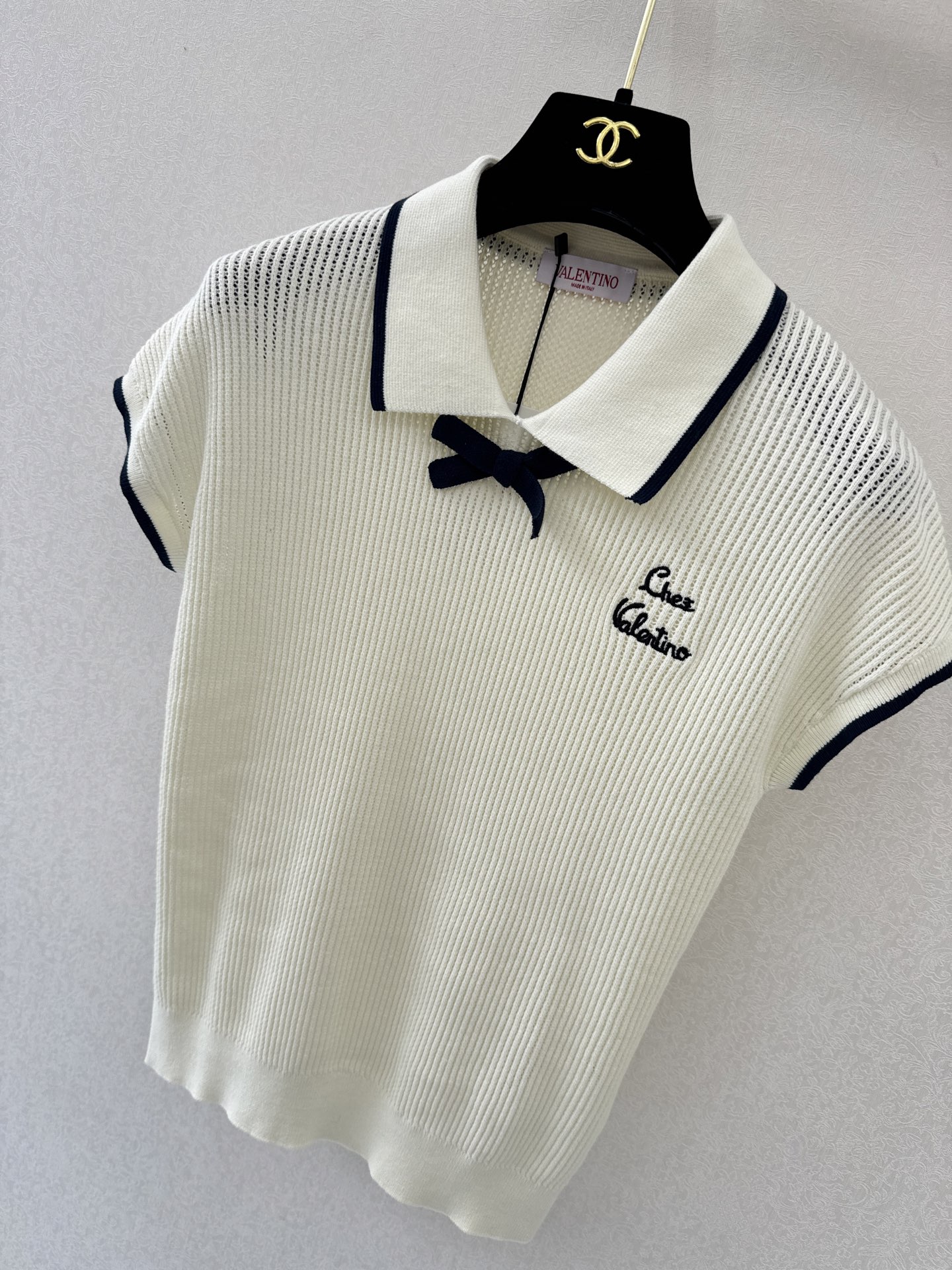 华伦天奴🆕🆕翻领坎肩背心💗💗实拍图🆕两色3码