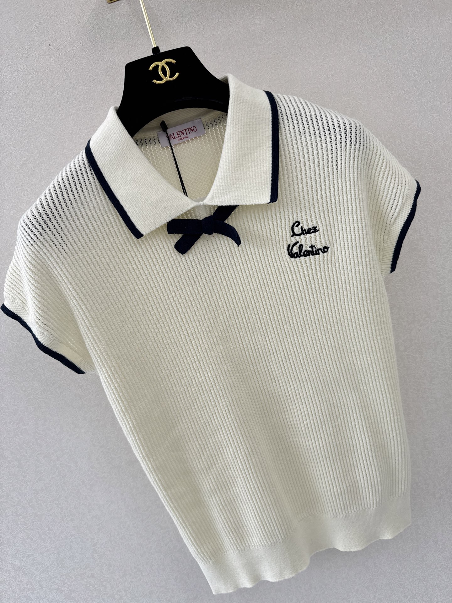 华伦天奴🆕🆕翻领坎肩背心💗💗实拍图🆕两色3码