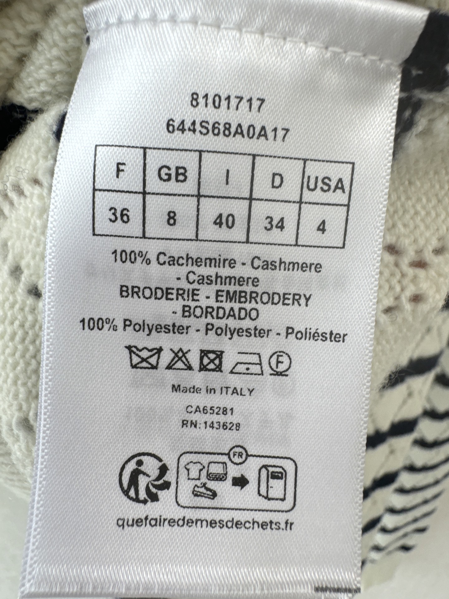 迪奥新品🆕🆕圆领长袖💗💗实拍图🆕🆕