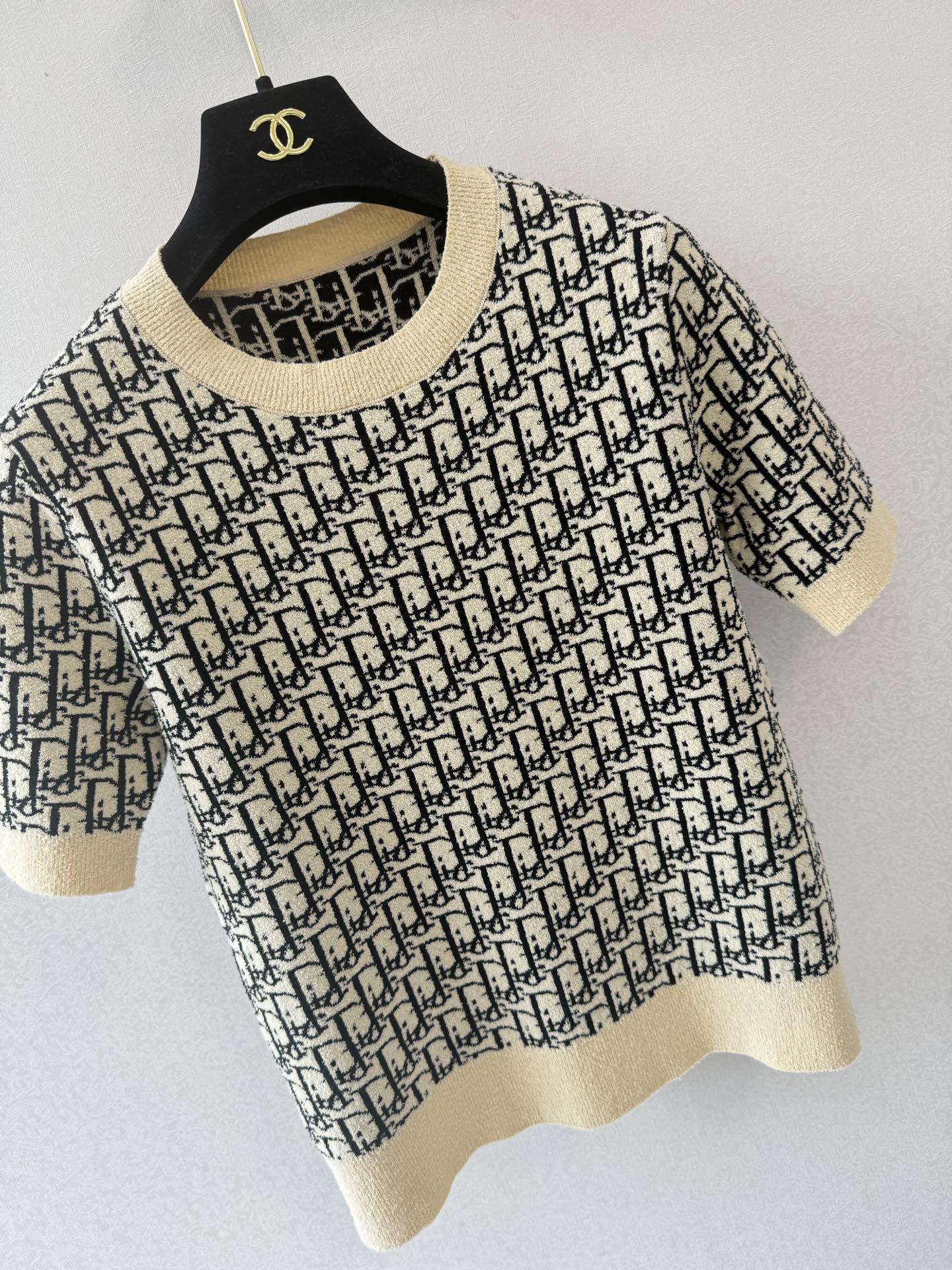 迪奥新品🆕🆕圆领短袖💗💗实拍图🆕🆕