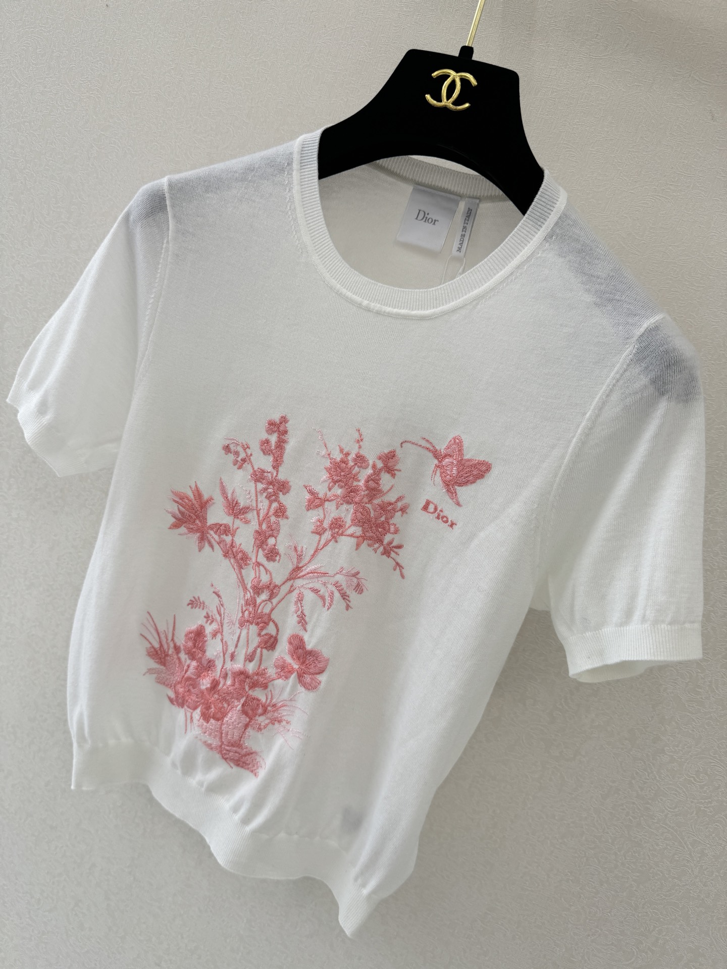 迪奥新品🆕🆕圆领短袖💗💗实拍图🆕🆕