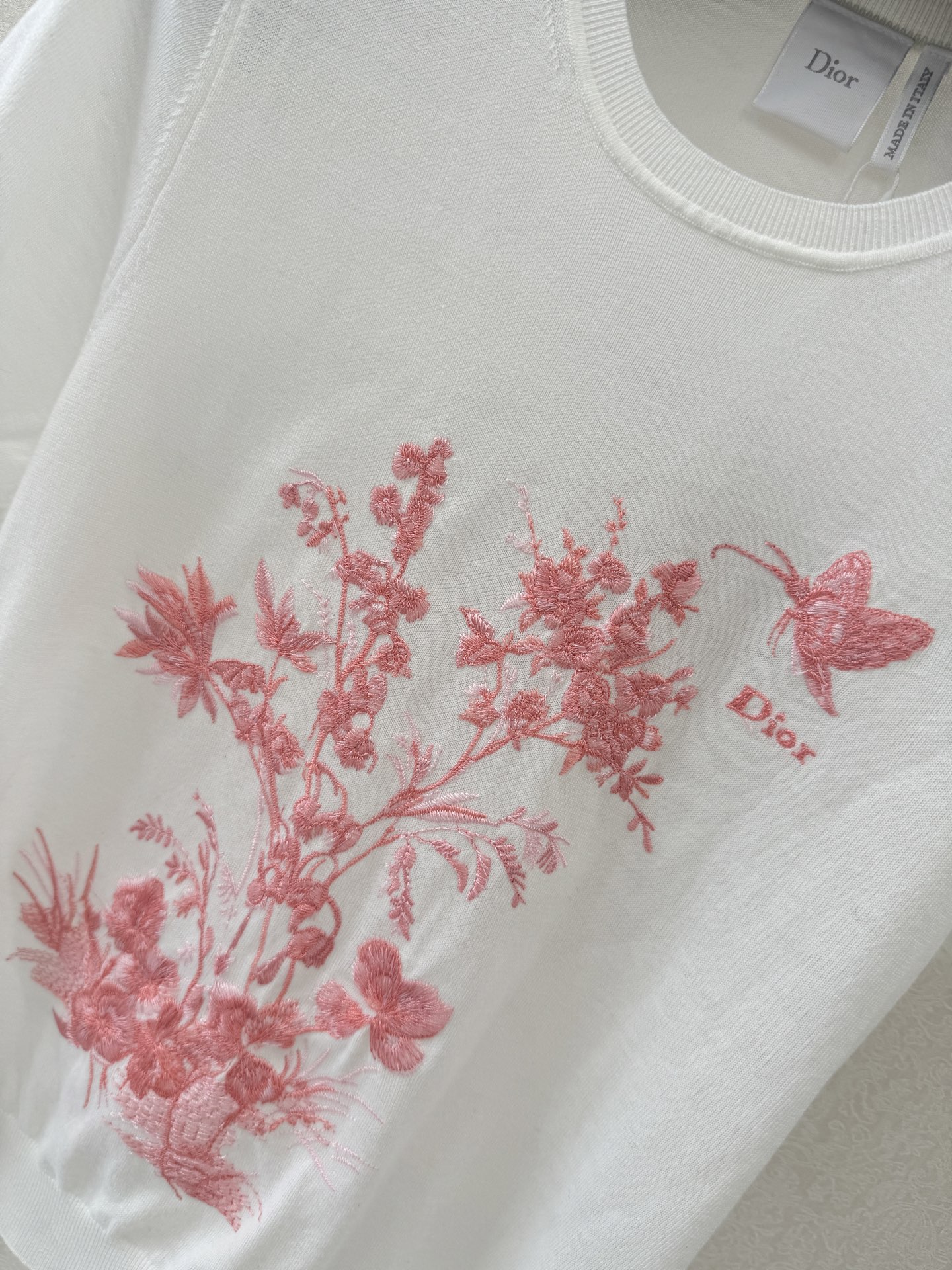 迪奥新品🆕🆕圆领短袖💗💗实拍图🆕🆕