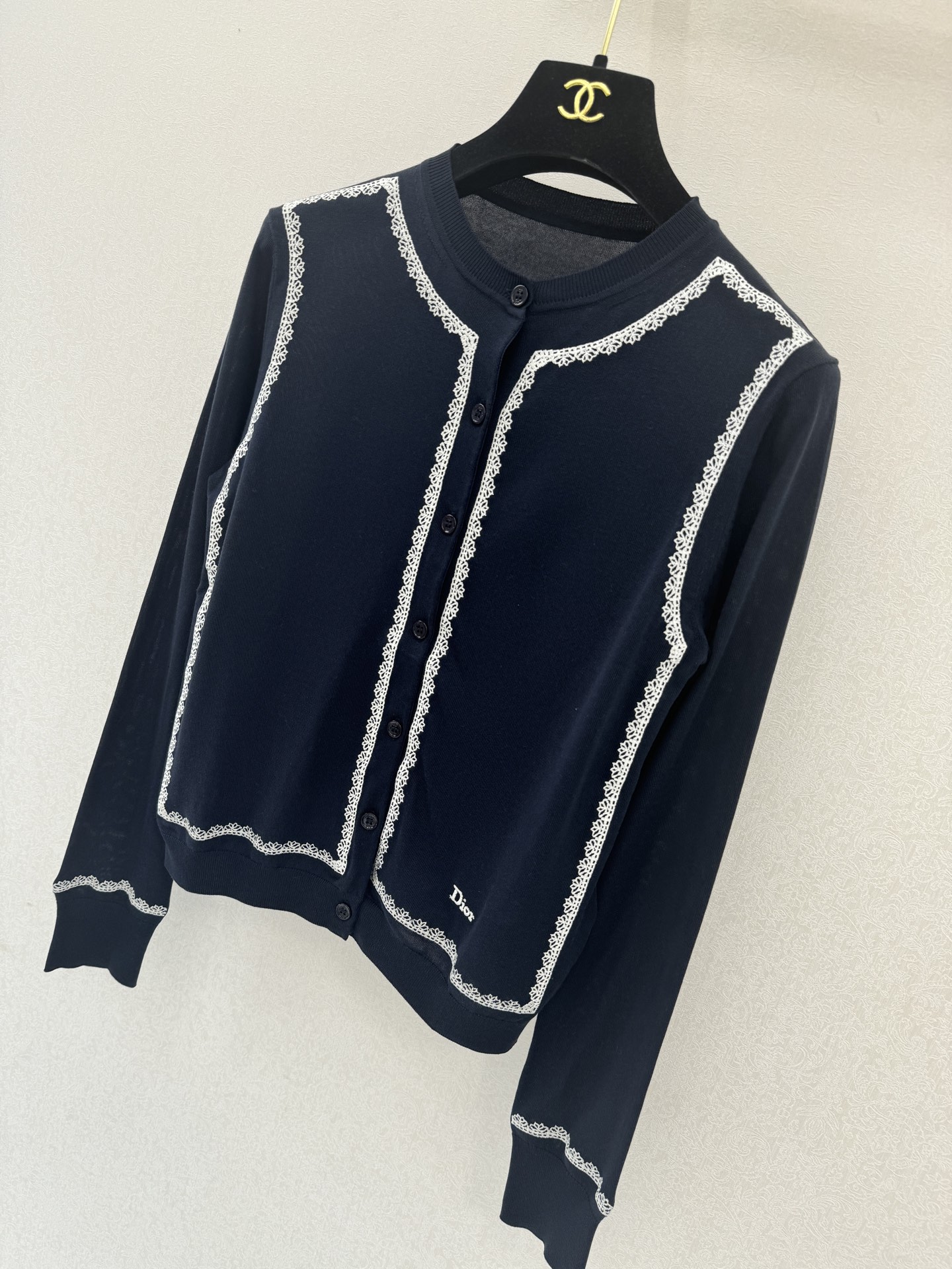 迪奥高版本新品🆕🆕圆领开衫💗💗实拍图🆕🆕