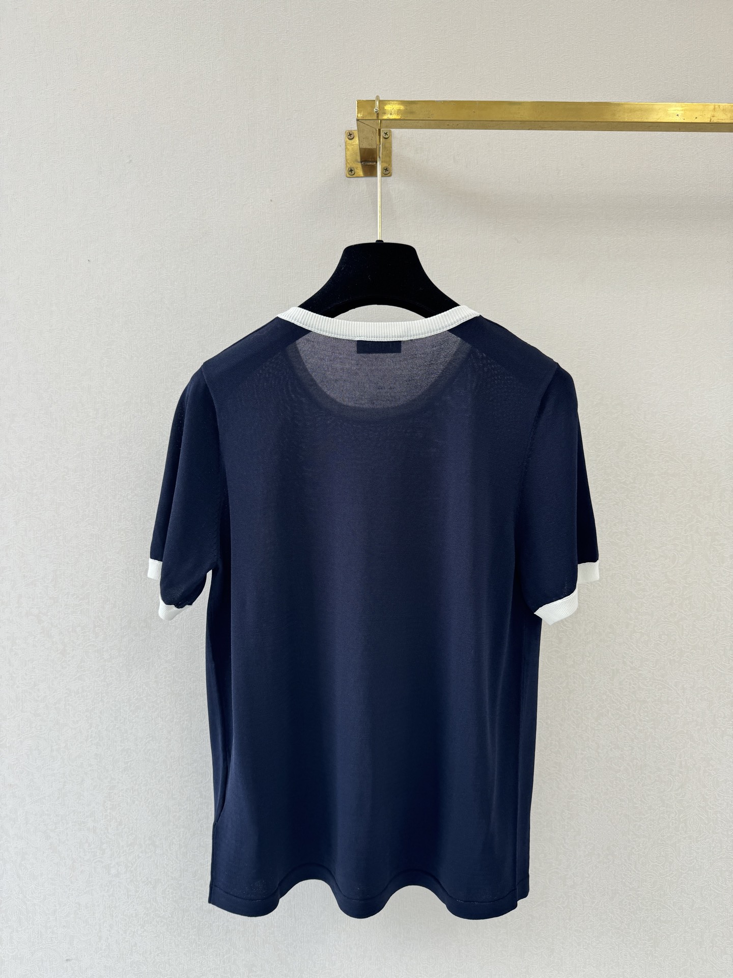 圣罗兰新品🆕🆕圆领短袖💗💗实拍图🆕🆕两色3码