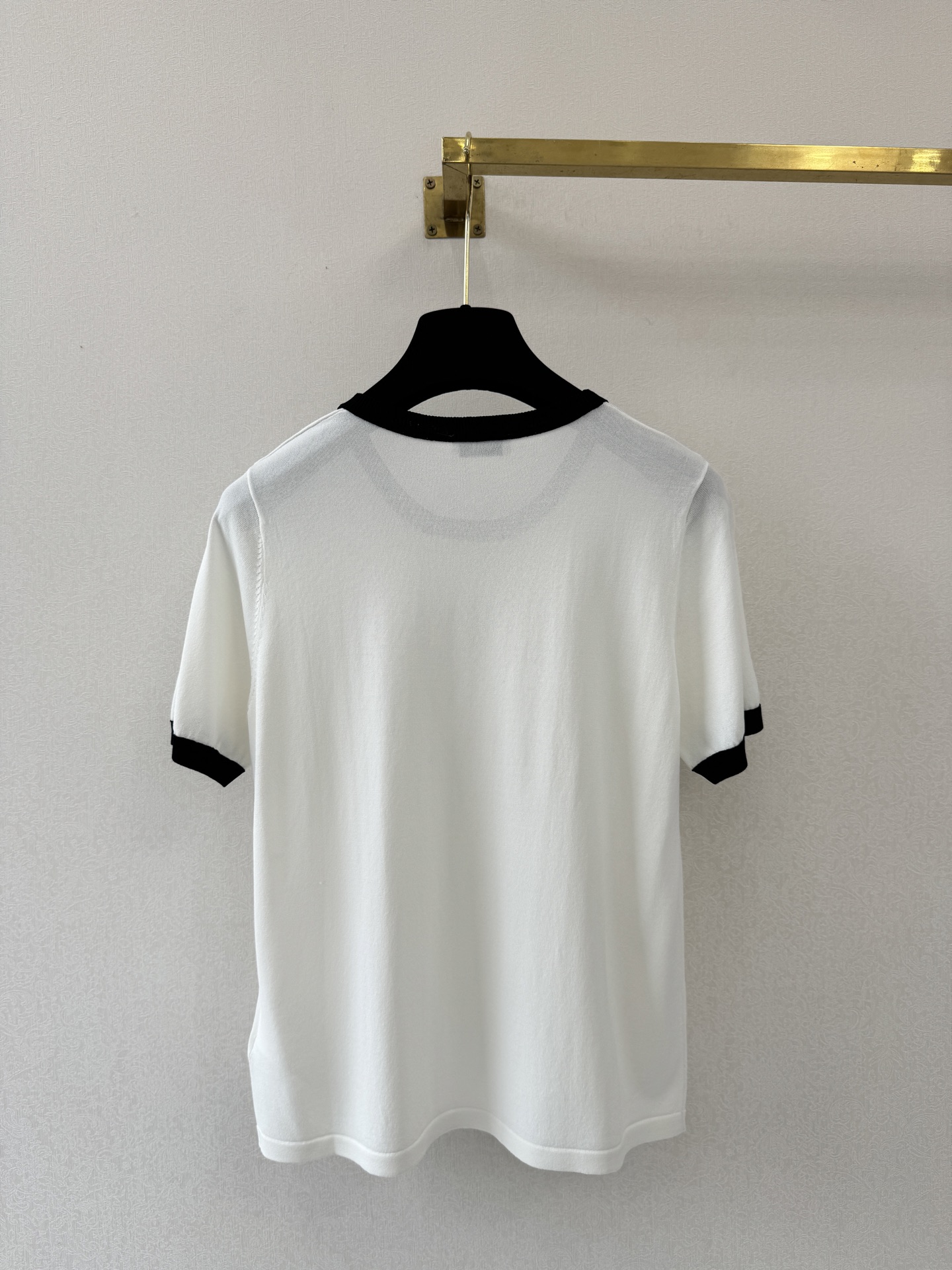 圣罗兰新品🆕🆕圆领短袖💗💗实拍图🆕🆕两色3码