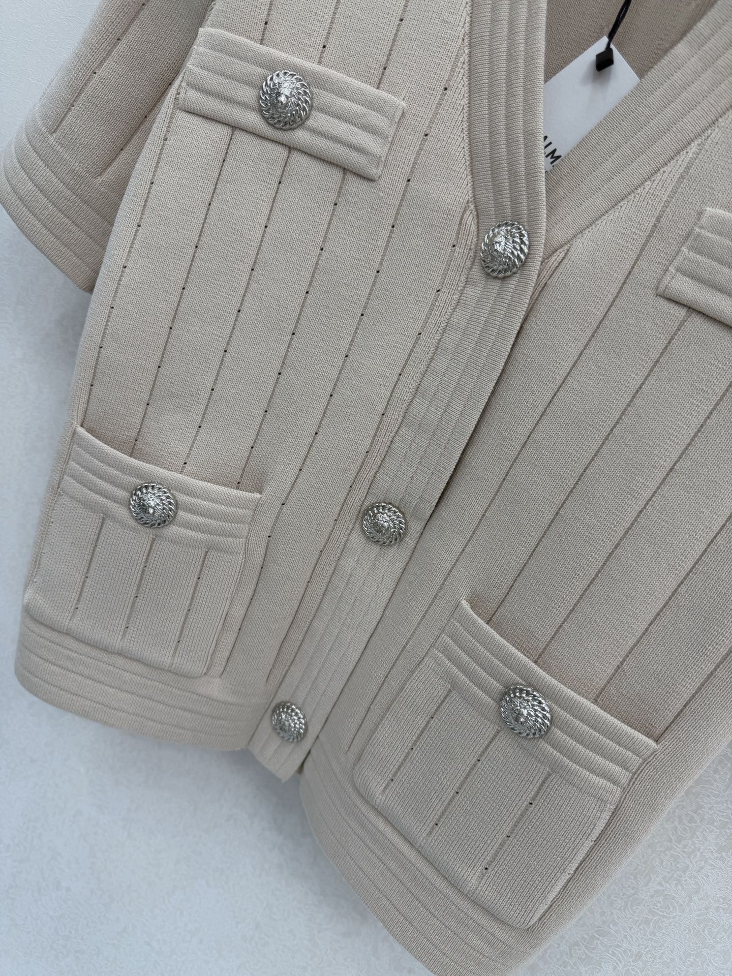 巴尔曼新品🆕🆕套装裙V领短袖开衫💗💗实拍图🆕🆕