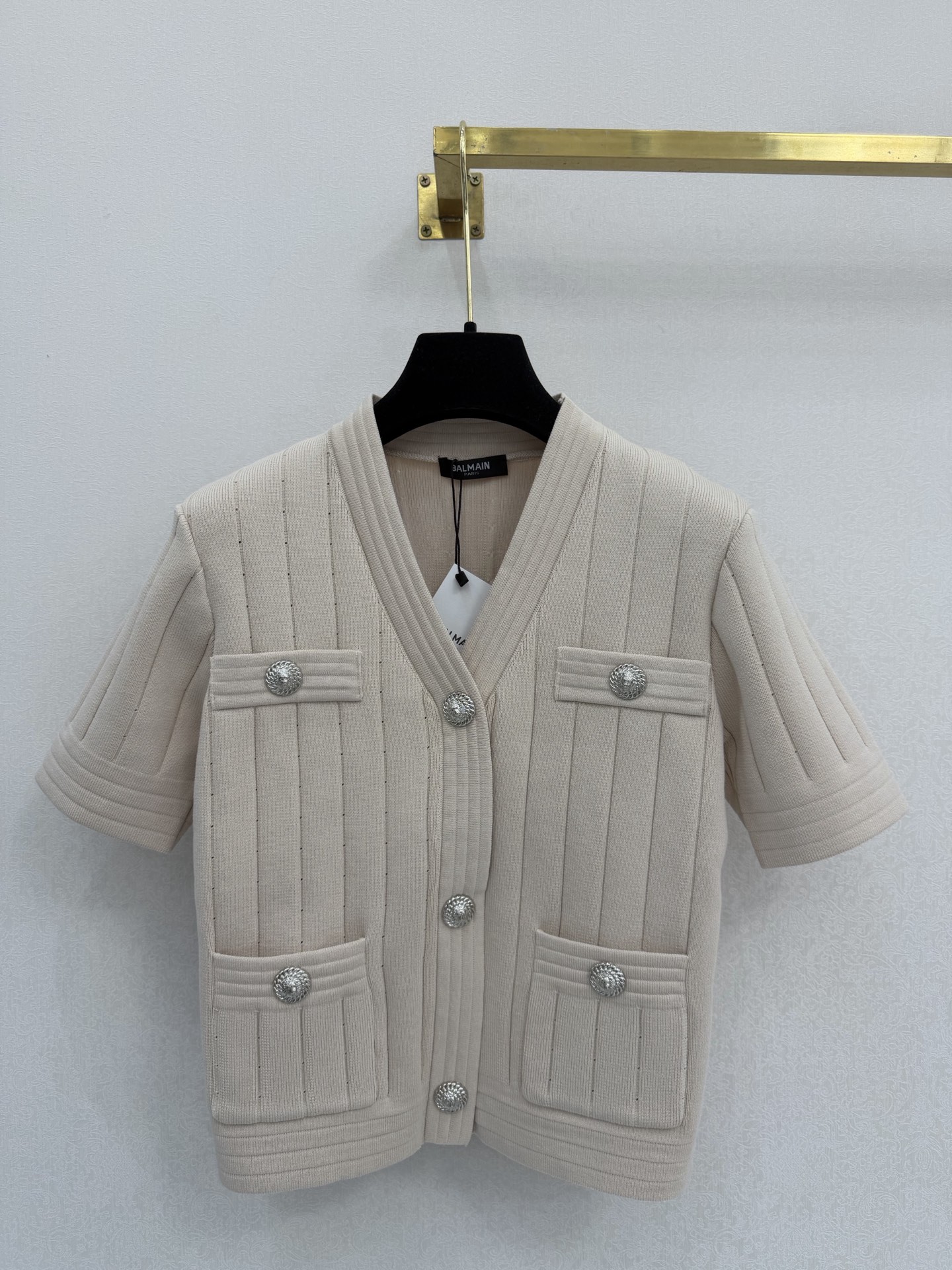 巴尔曼新品🆕🆕套装裙V领短袖开衫💗💗实拍图🆕🆕