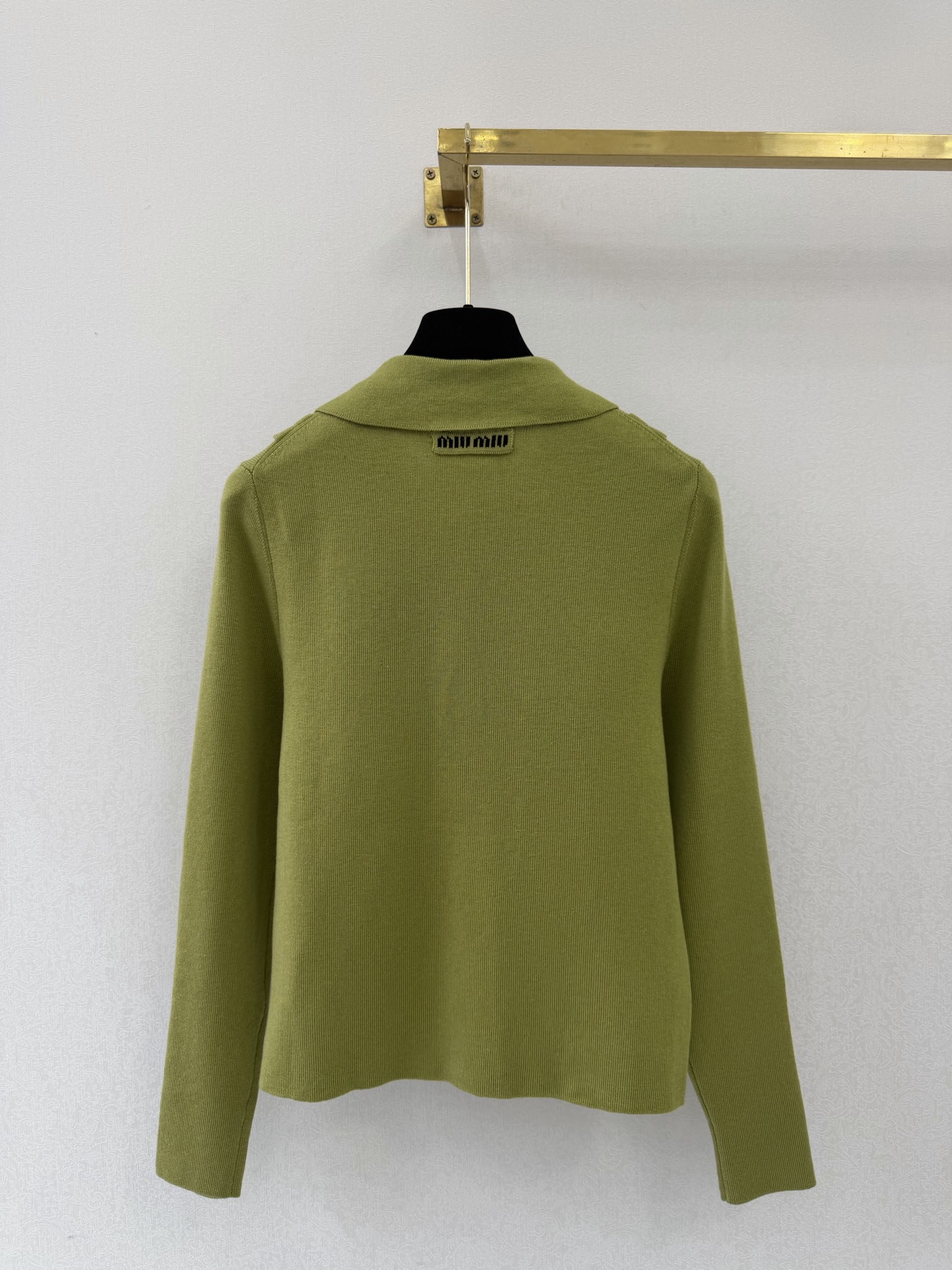 缪缪新品🆕🆕翻领长袖开衫💗💗实拍图🆕🆕两色3码