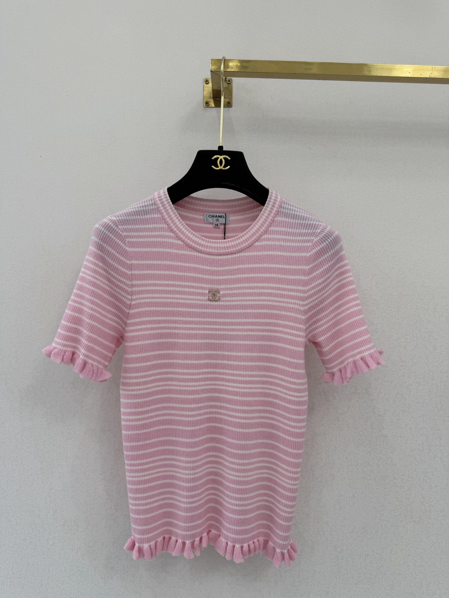 小香新品🆕🆕圆领短袖💗💗实拍图🆕🆕三色3码