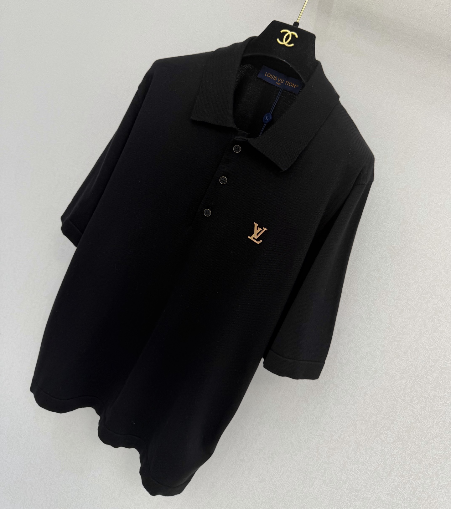 LV新品🆕🆕Polo领短袖💗💗实拍图🆕🆕单色4码