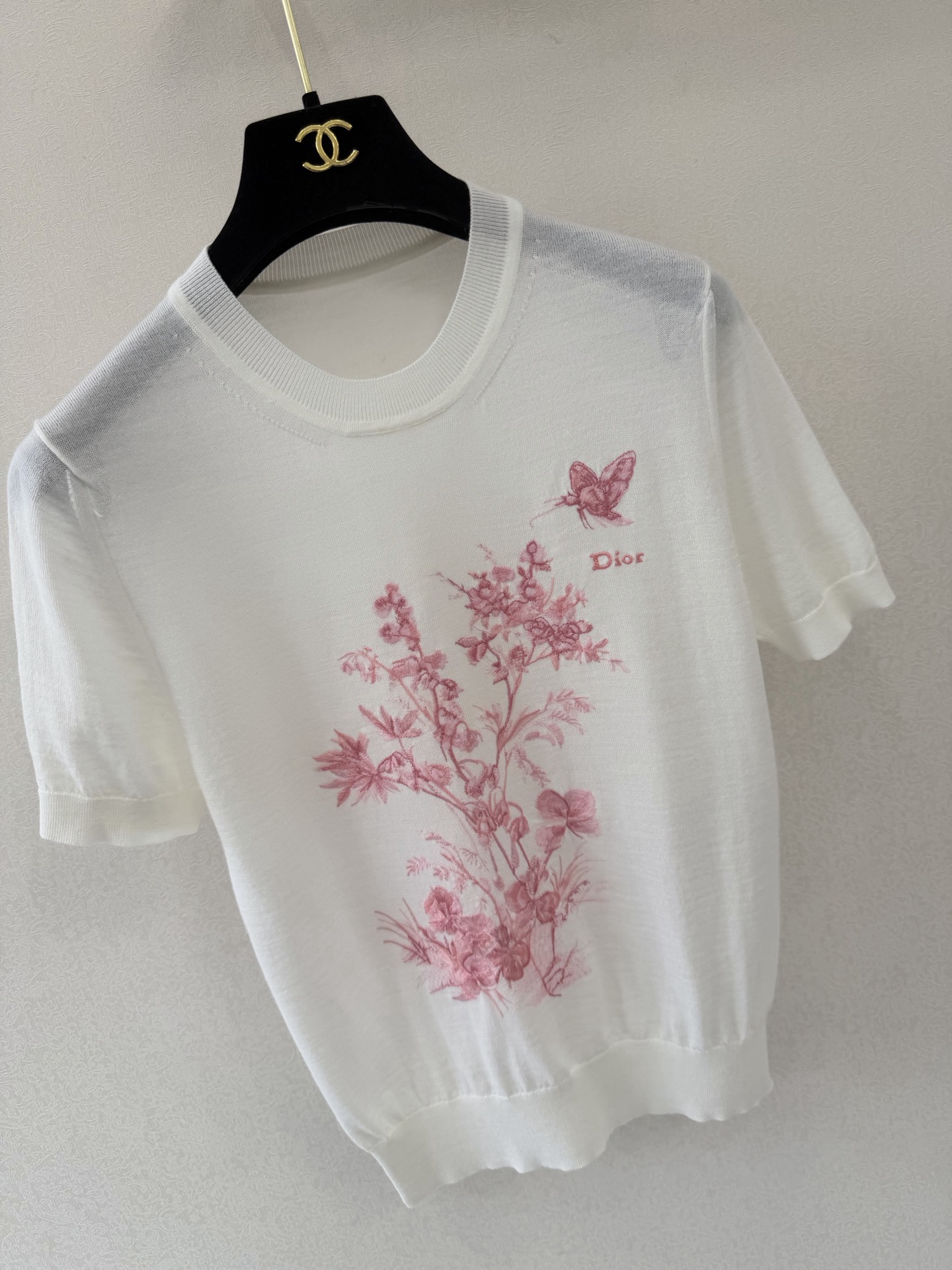 迪奥高版本新品🆕🆕圆领短袖💗💗实拍图🆕🆕