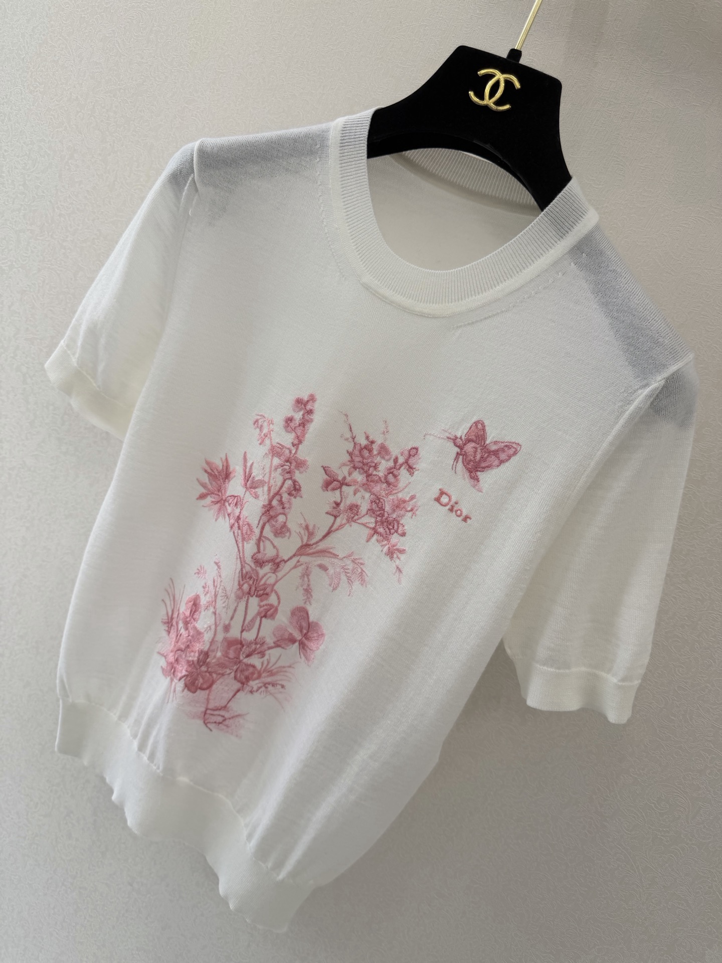 迪奥高版本新品🆕🆕圆领短袖💗💗实拍图🆕🆕