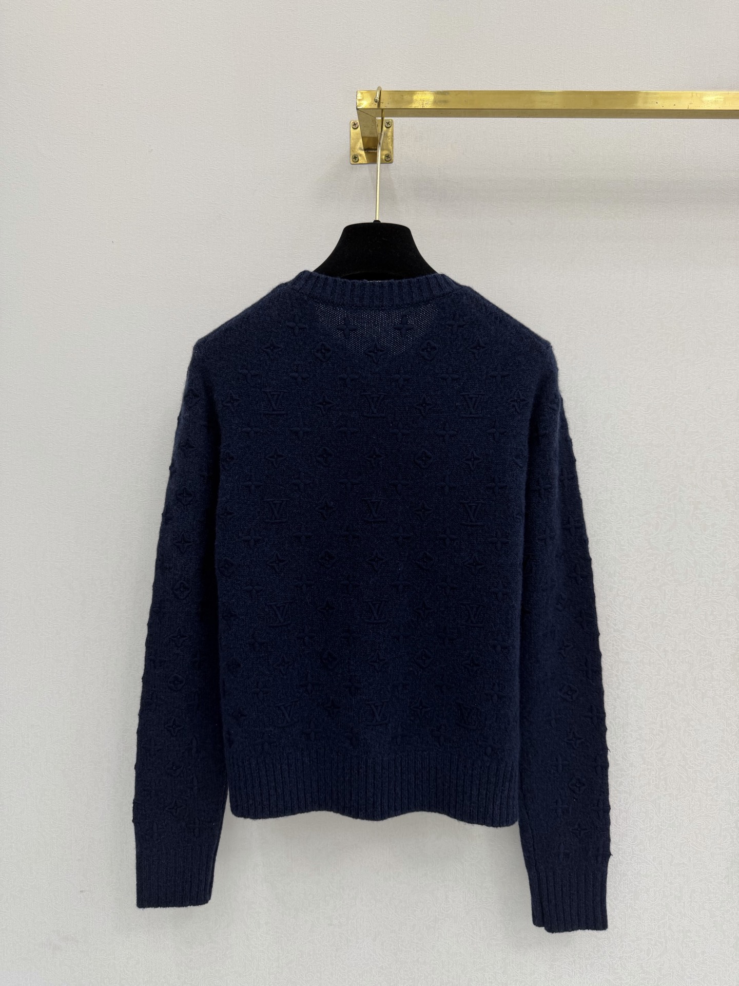 LV高版本新品🆕🆕宝蓝色圆领长袖💗💗实拍图🆕🆕